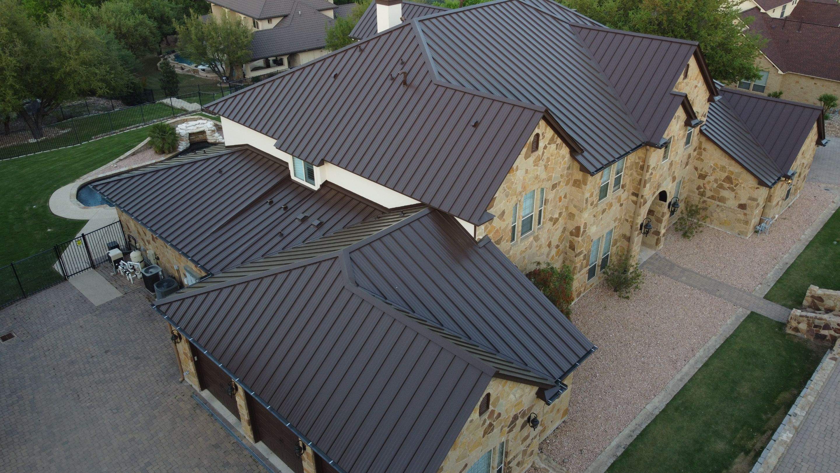 Residential Metal Roof Showcase - Leander, TX by A1 Roof Care
