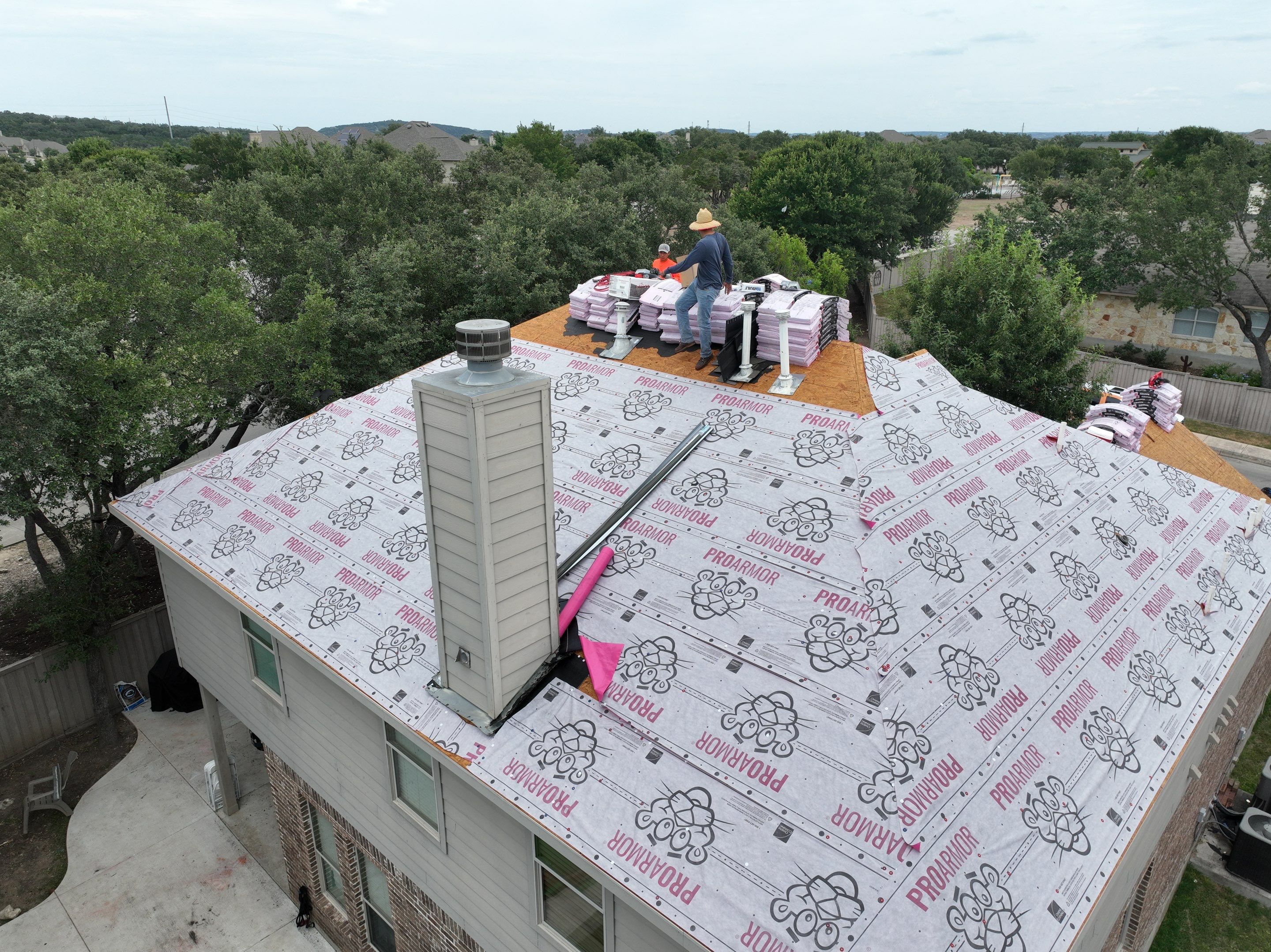 Residential Roof Replacement by Premier Roofing and Contracting