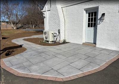 Stamped Concrete Patio 