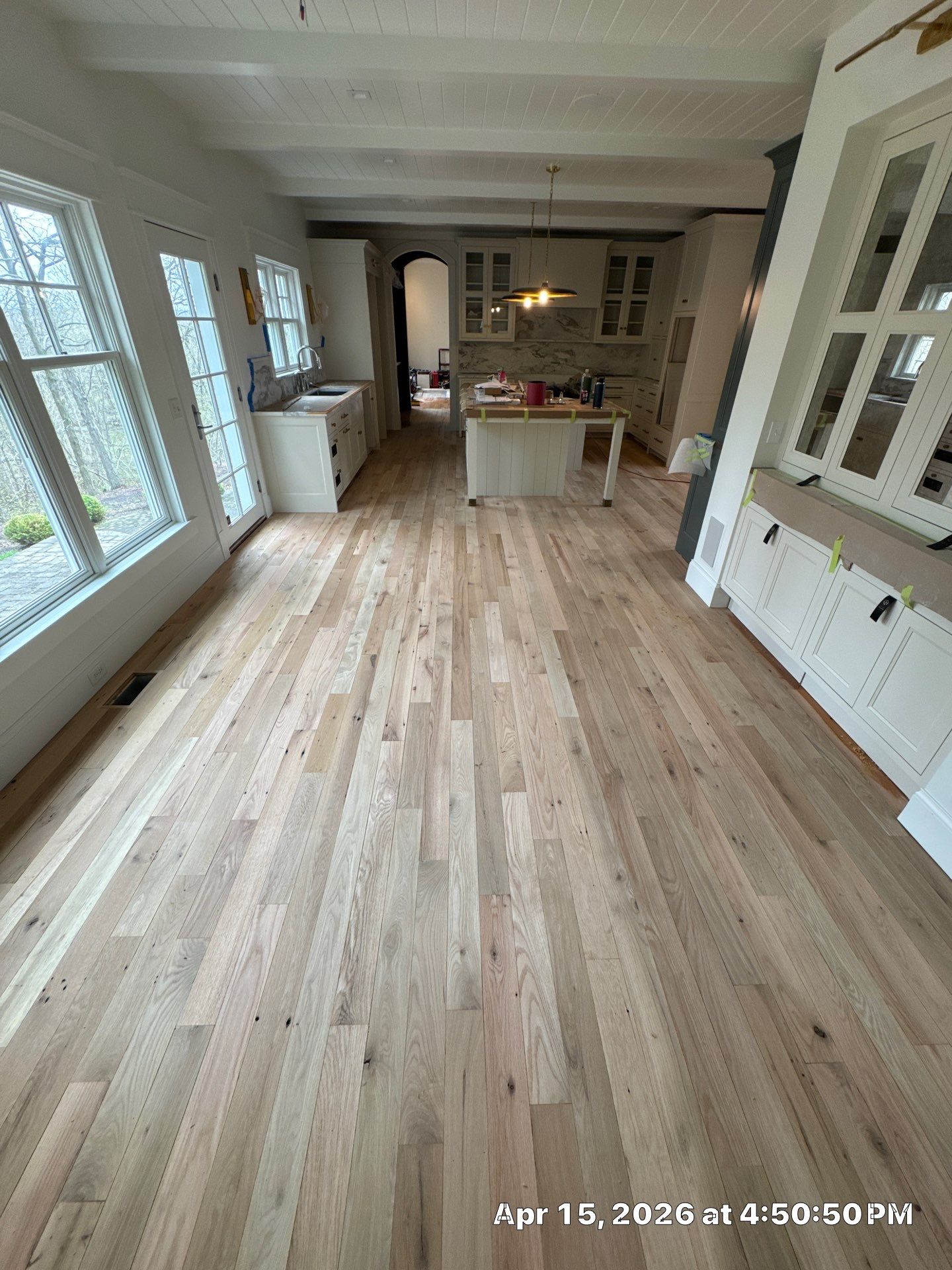 Sand and Finish, Herringbone Feature! by RTBaldwin Hardwood Floors
