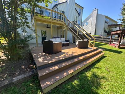 Multi-Level Composite Deck and Porch Renovation in Kennesaw
