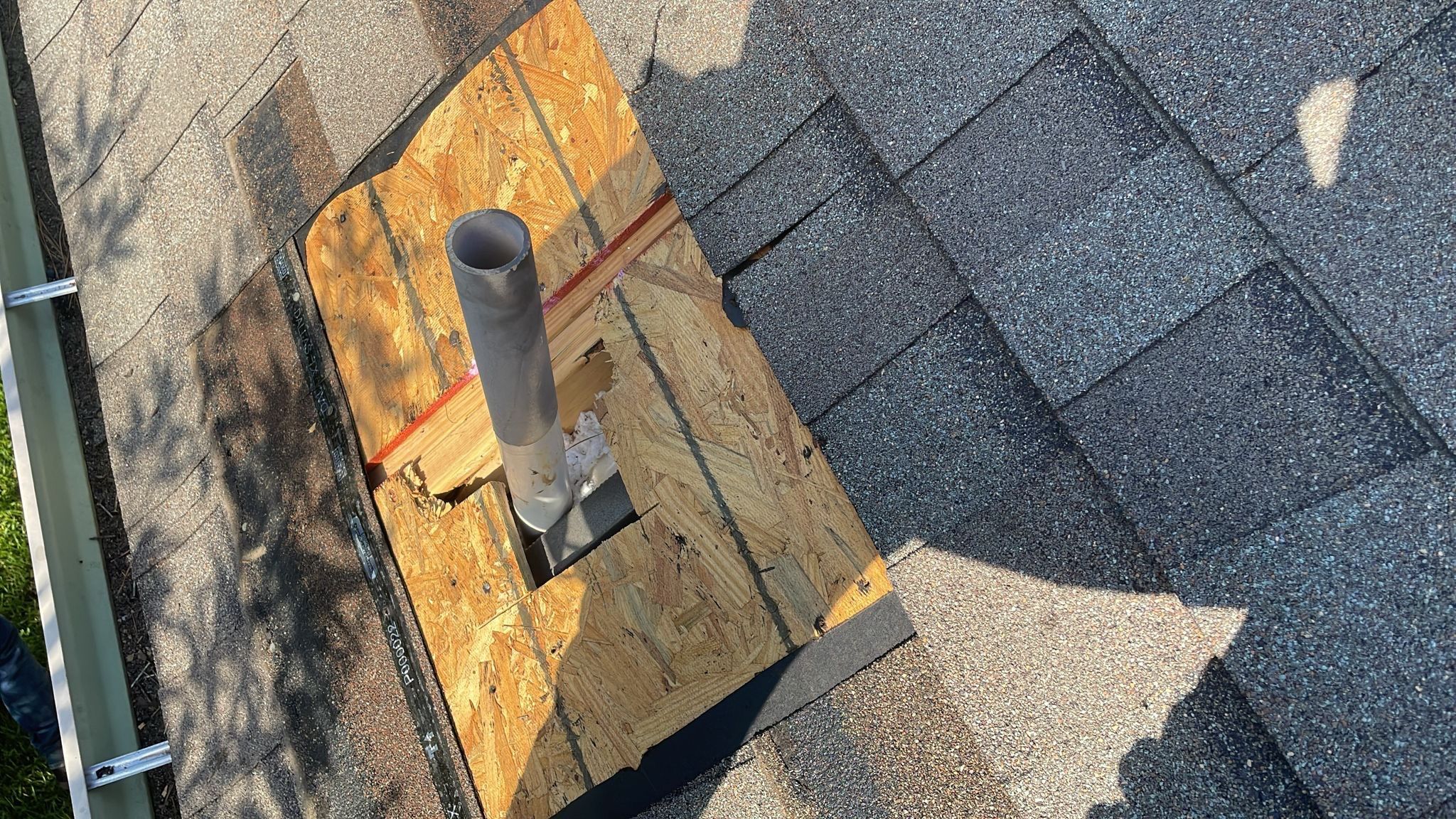 Hail Damage using Owen's Corning Duration (Lifetime) Shingles by Roof Repair Company