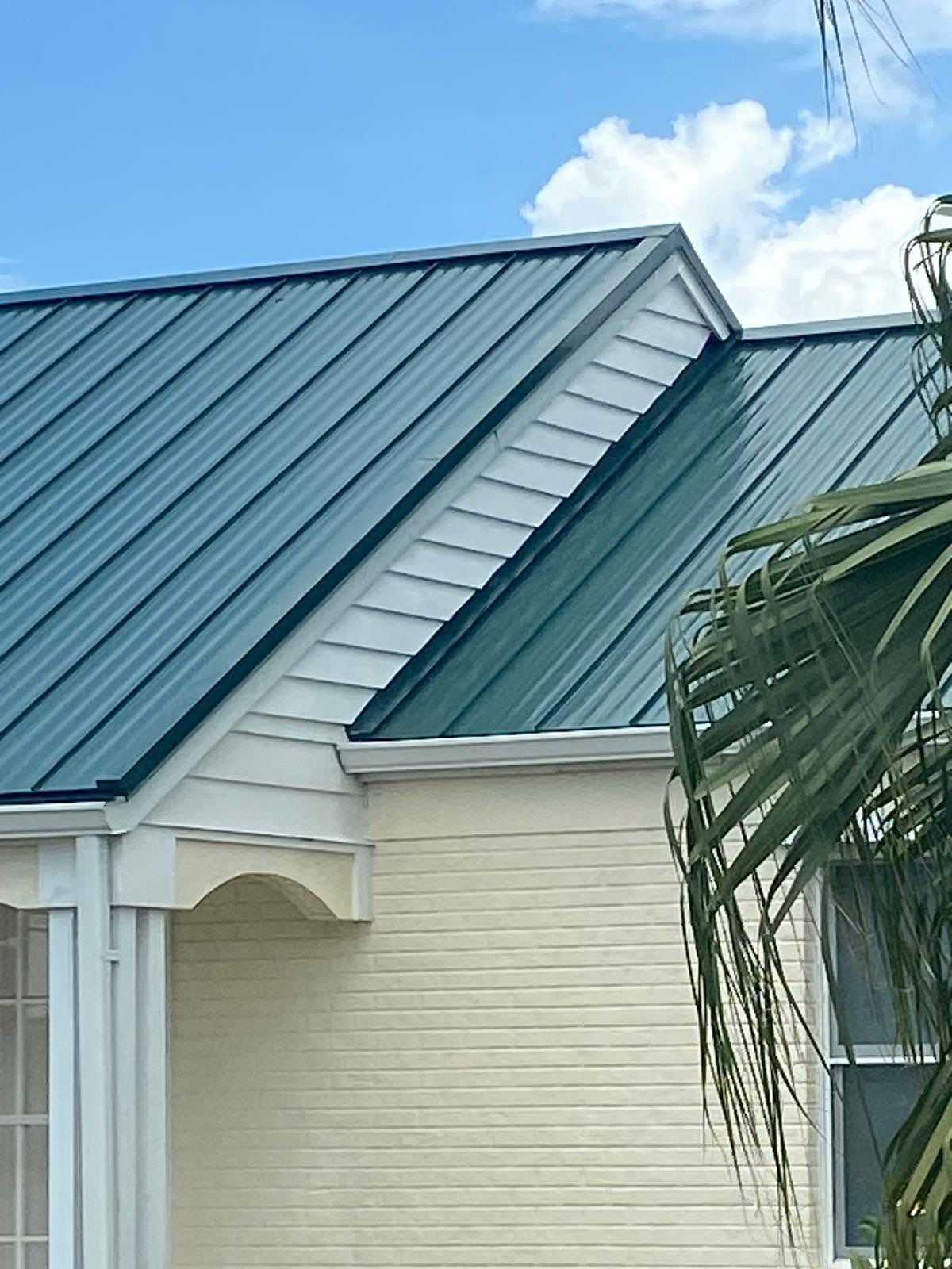 Residential Roofing Installation using Gulf Coast Metals Gulf Seam Panels by Four Peaks Roofing