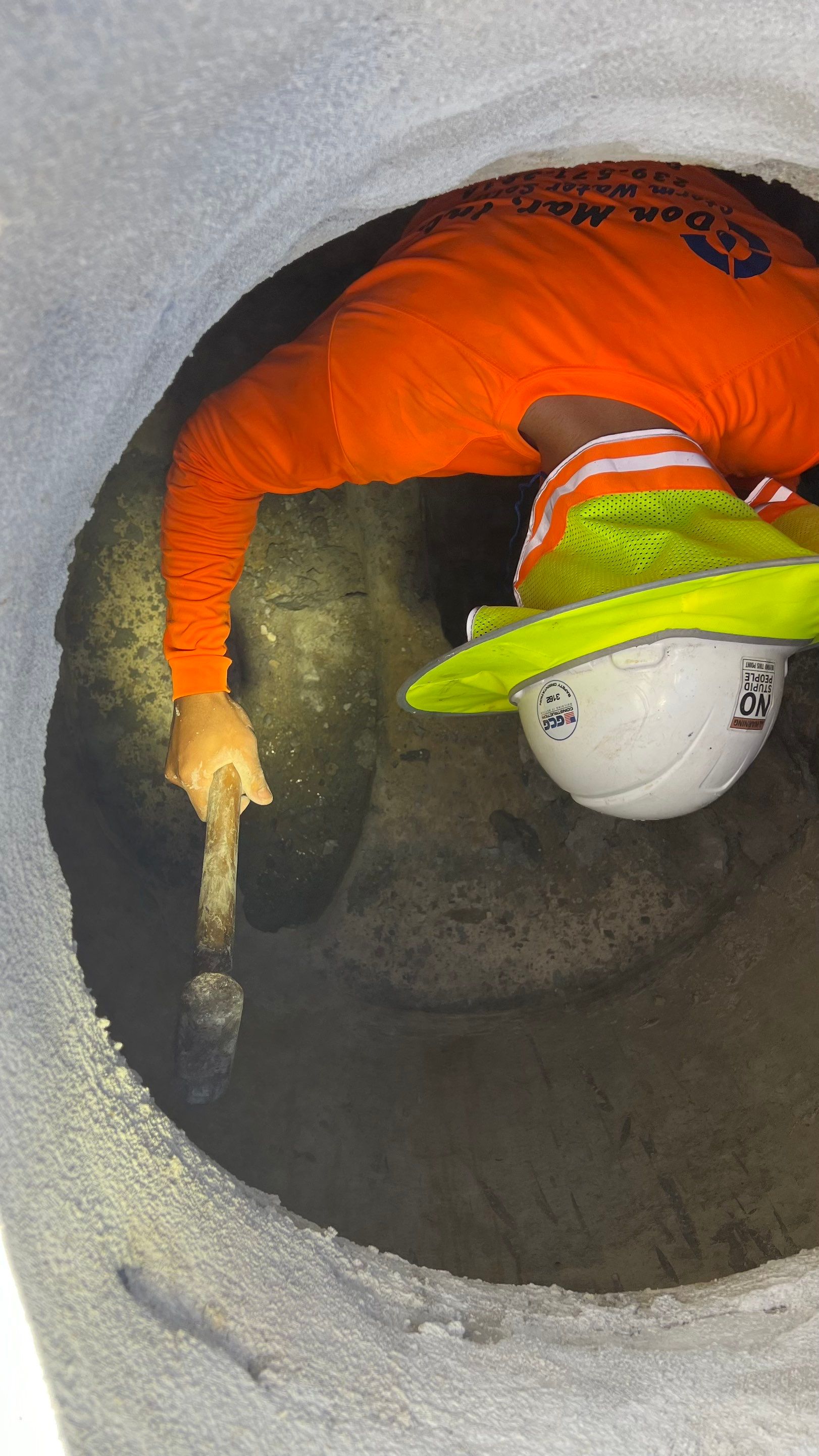 New Commercial Construction Sewer System Cleaning by APS Power & Water