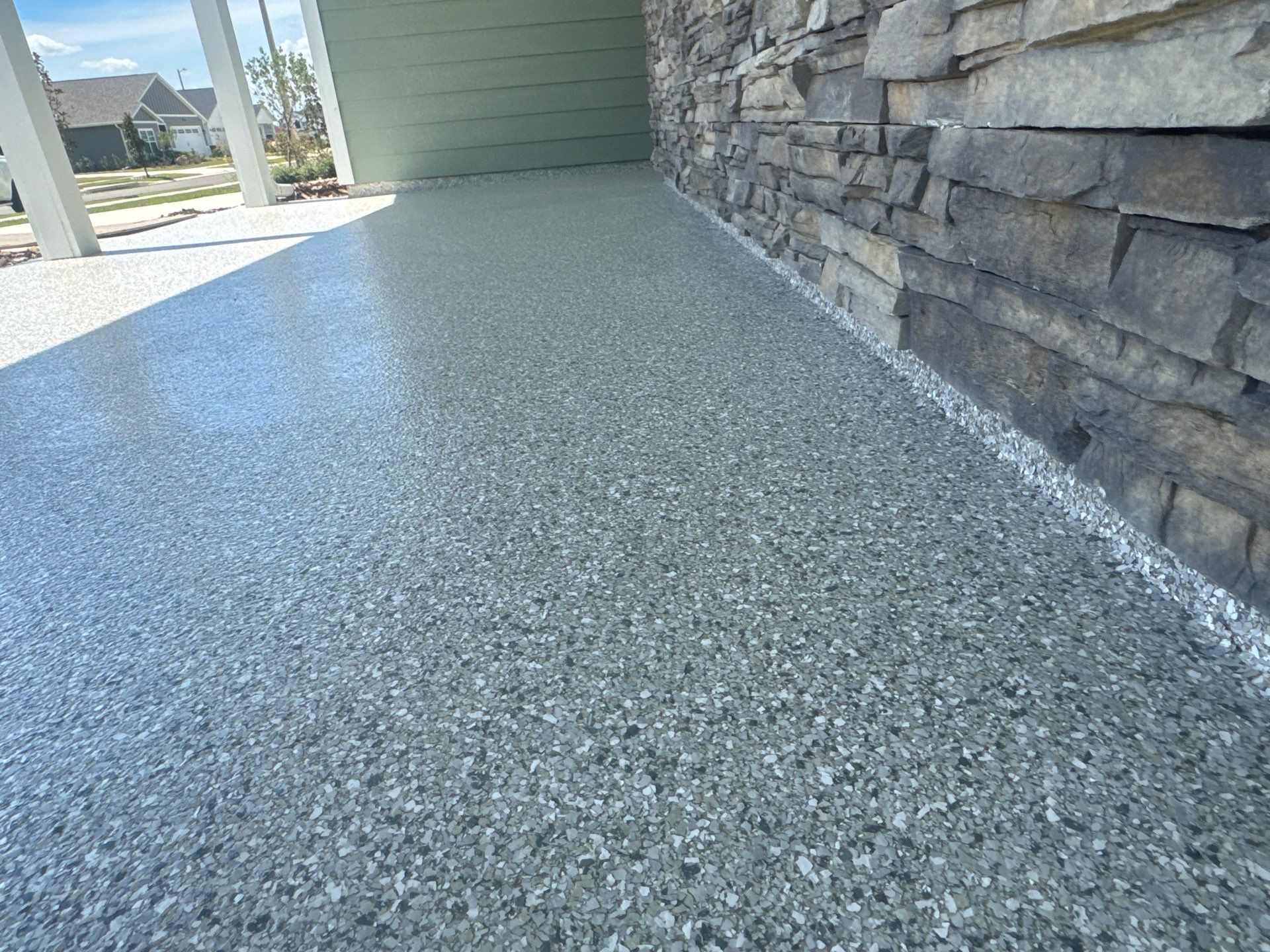 Porch Project in Gainesville, FL in Mount Everest by Cross Creek Concrete Coatings