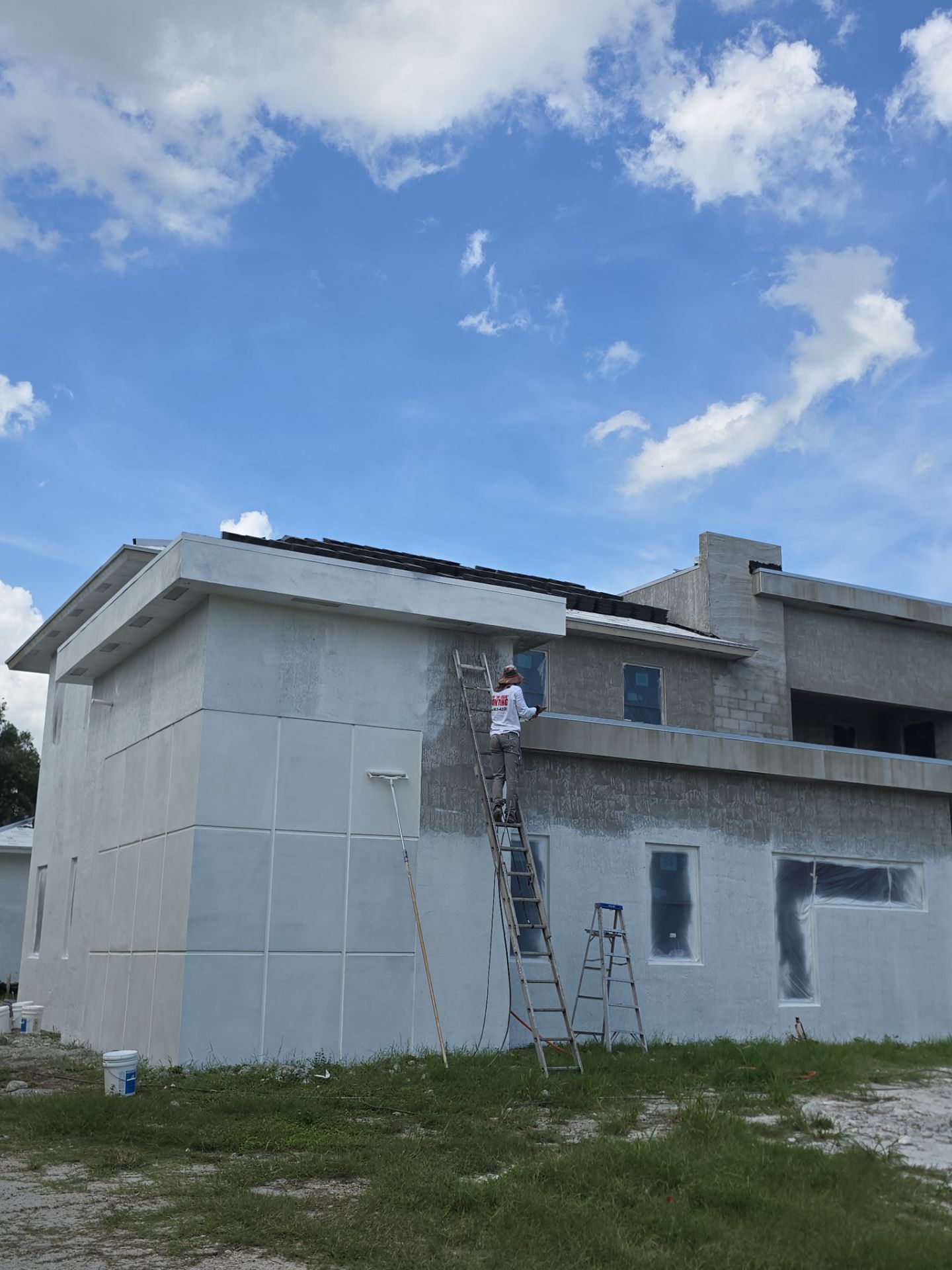 Residential New Construction Painting by John “The Greek” Painting