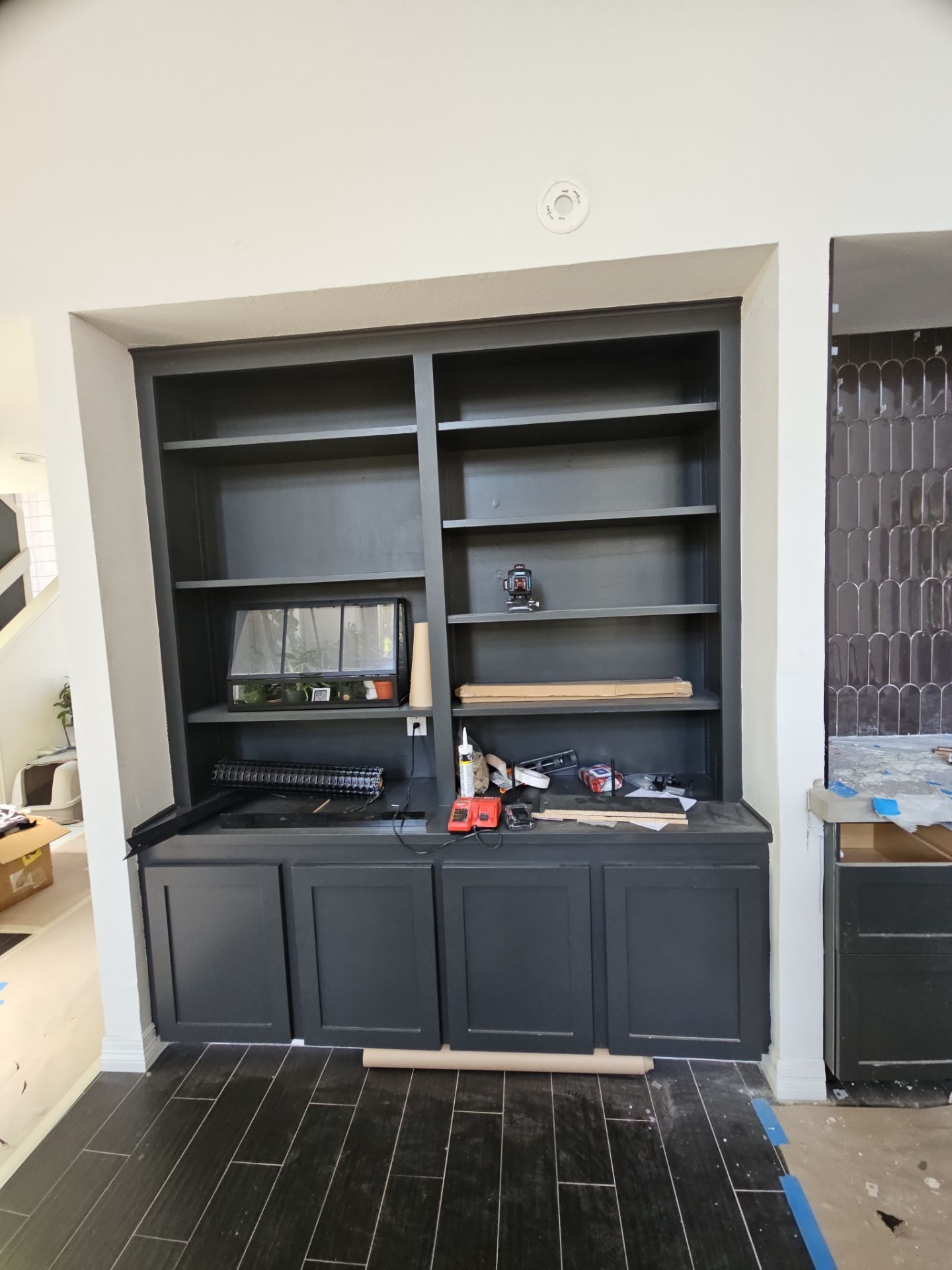 Custom Home Bar & Built-In Cabinet Remodel by Majesty Construction