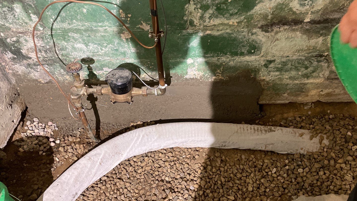 Interior Drain Tile for a South Minneapolis Basement by Waterproofing Northeast