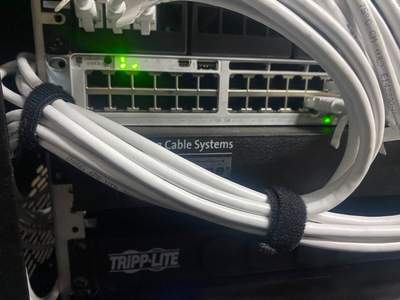 Structured cabling installation by CimaSolutions