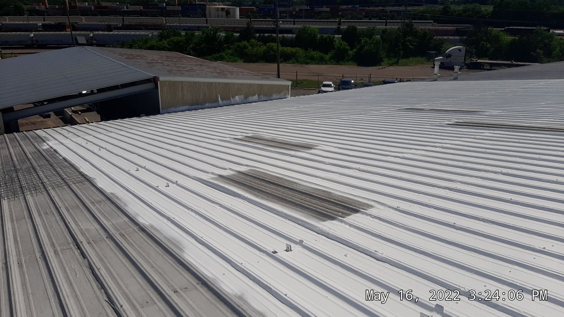 Commercial Metal Restoration System using Aldocoat Coatings by Hostetler Roofing