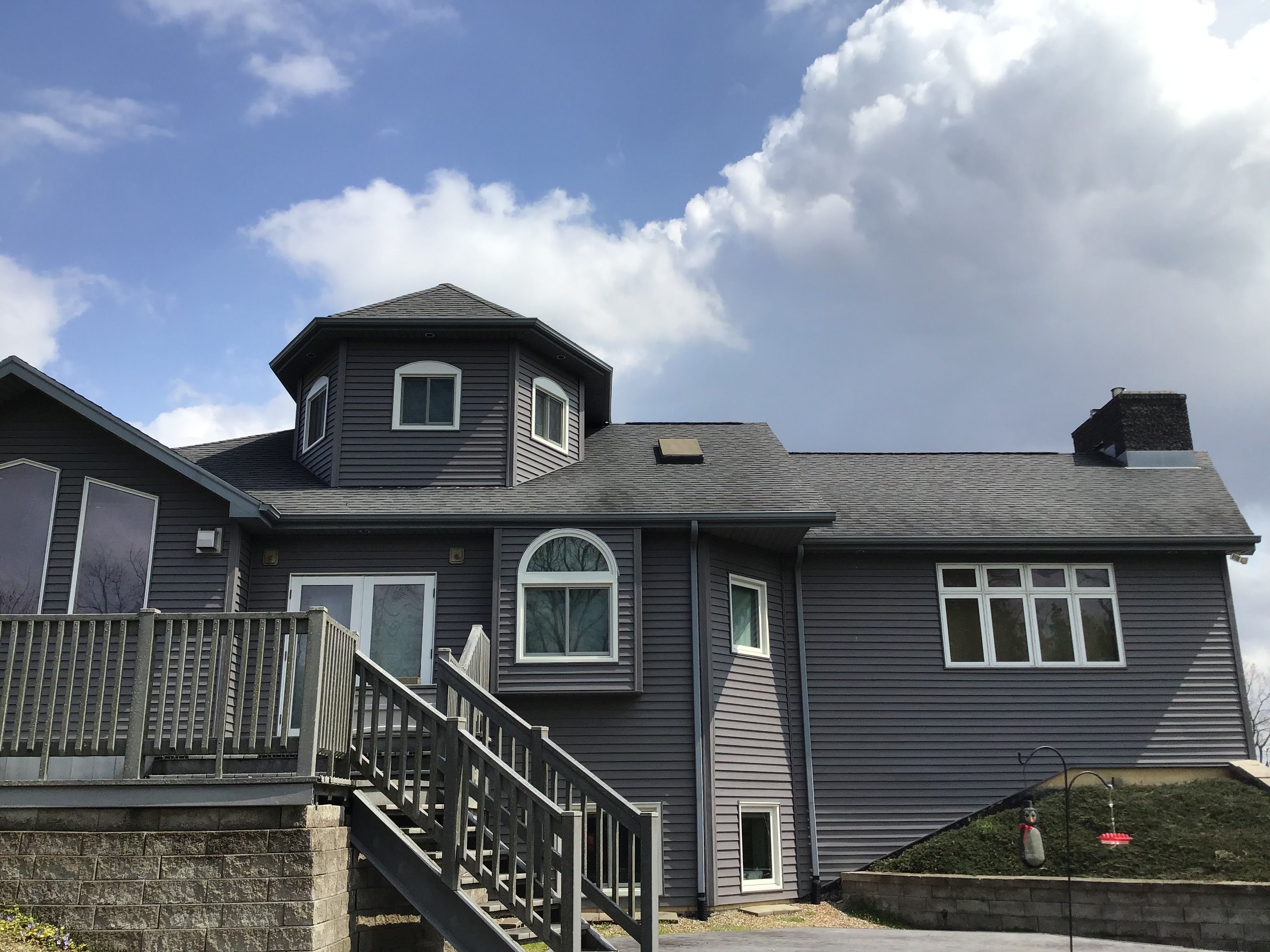 Residential Roofing Installation using Vic West Nothridge Slate by 4Ever Metal Roofing