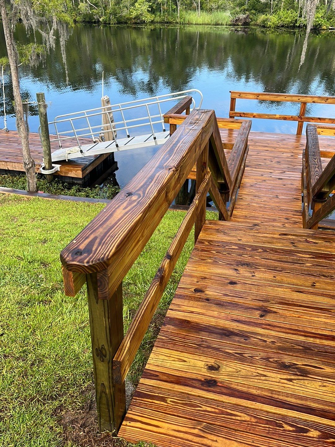 Dock using Wood Sealant by DuraSeal