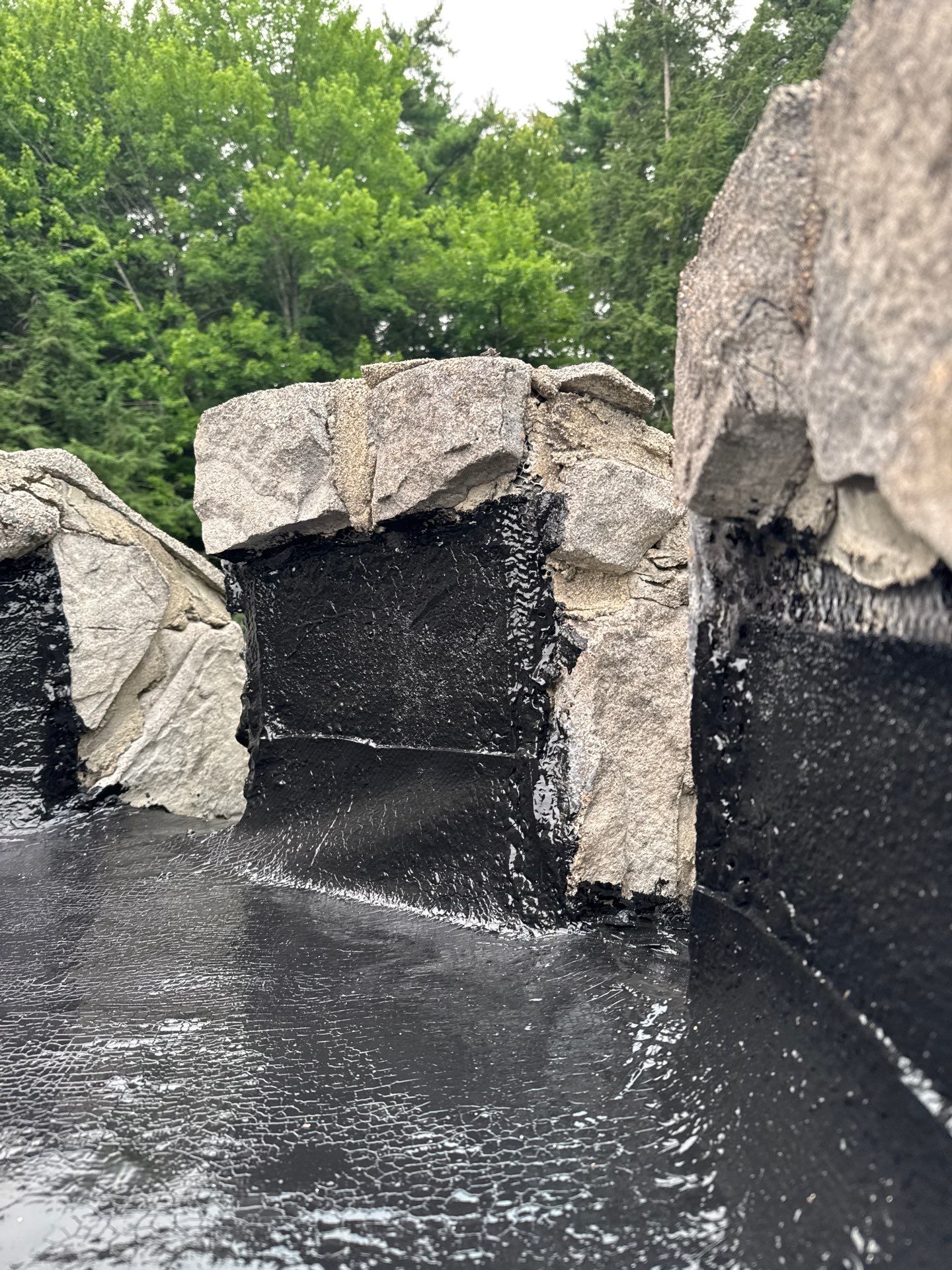 Deerfield, NH Roof Replacement Near Deerfield Fairgrounds with Custom EPDM Rubber Roofing for Stone Turrets by Compass exteriors