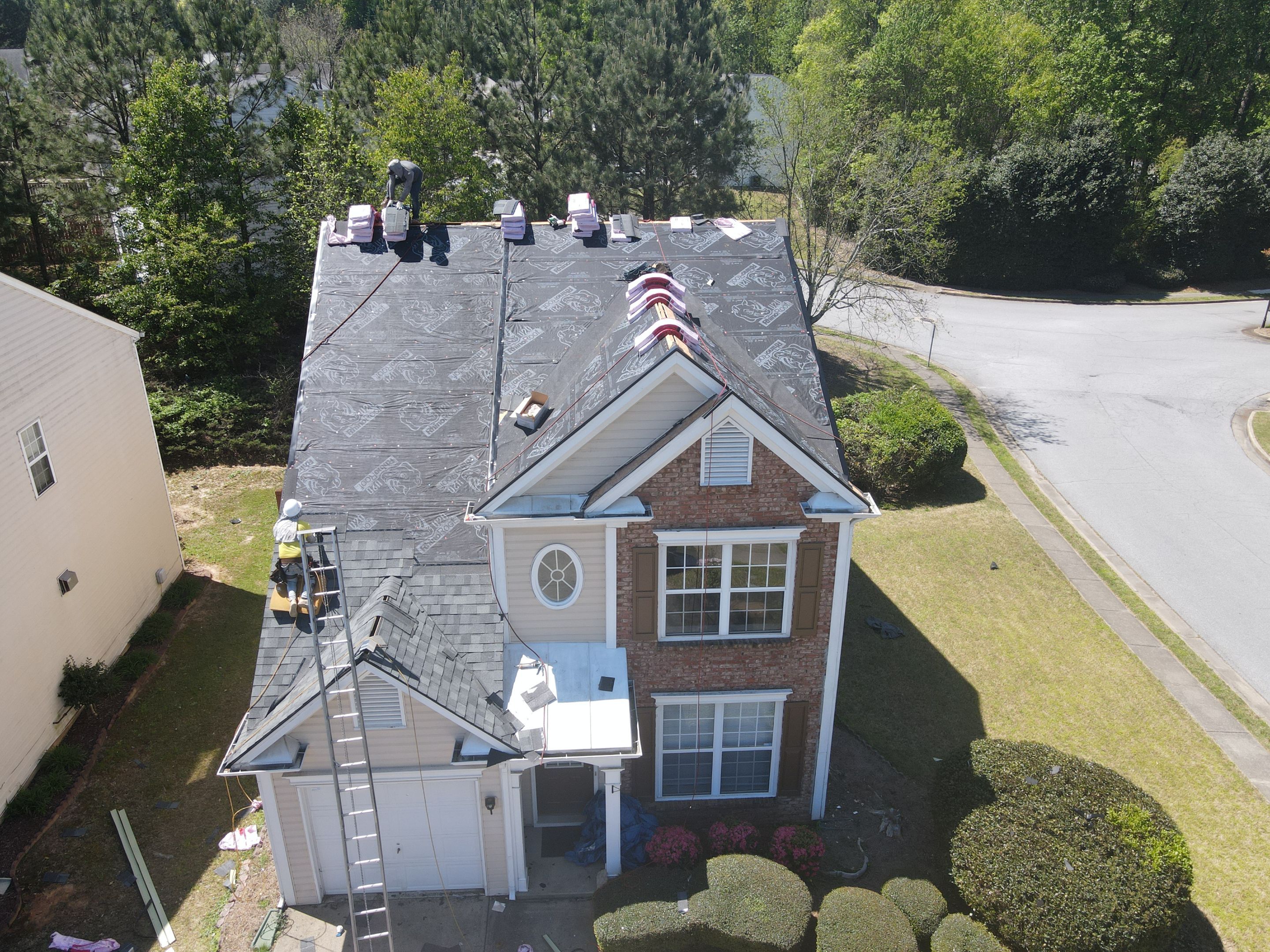 Residential Roofing Installation using Owens Corning by Inspector Roofing and Restoration