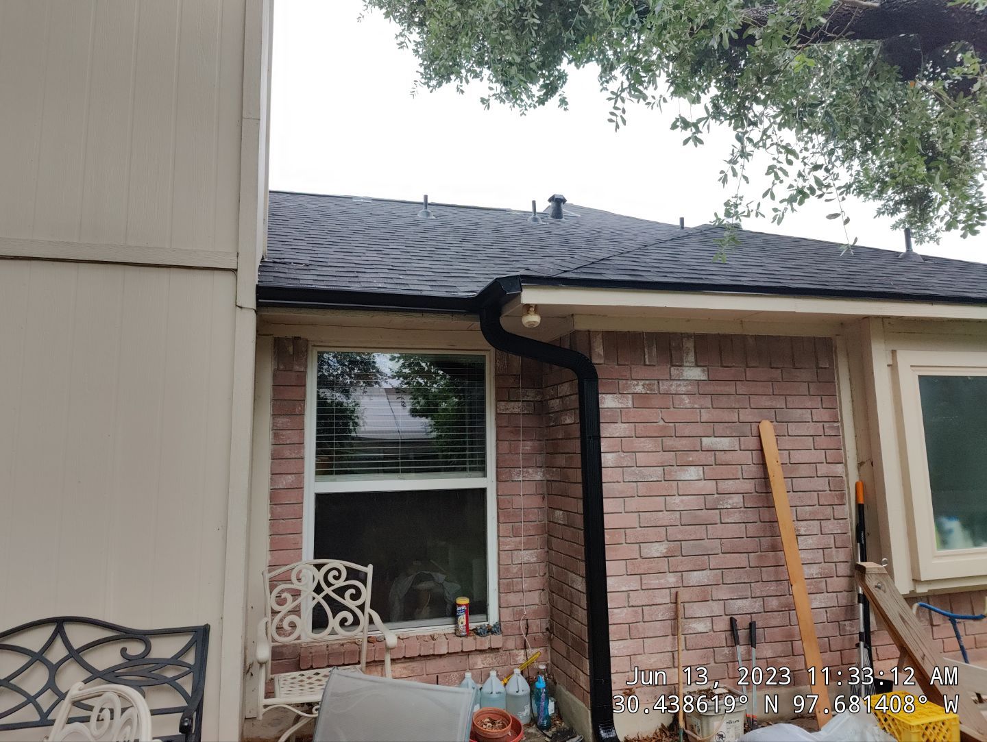 Residential Roofing Installation using IKO Dynasty Class 3 IR Granite Black by DeZign Roofing & Exteriors