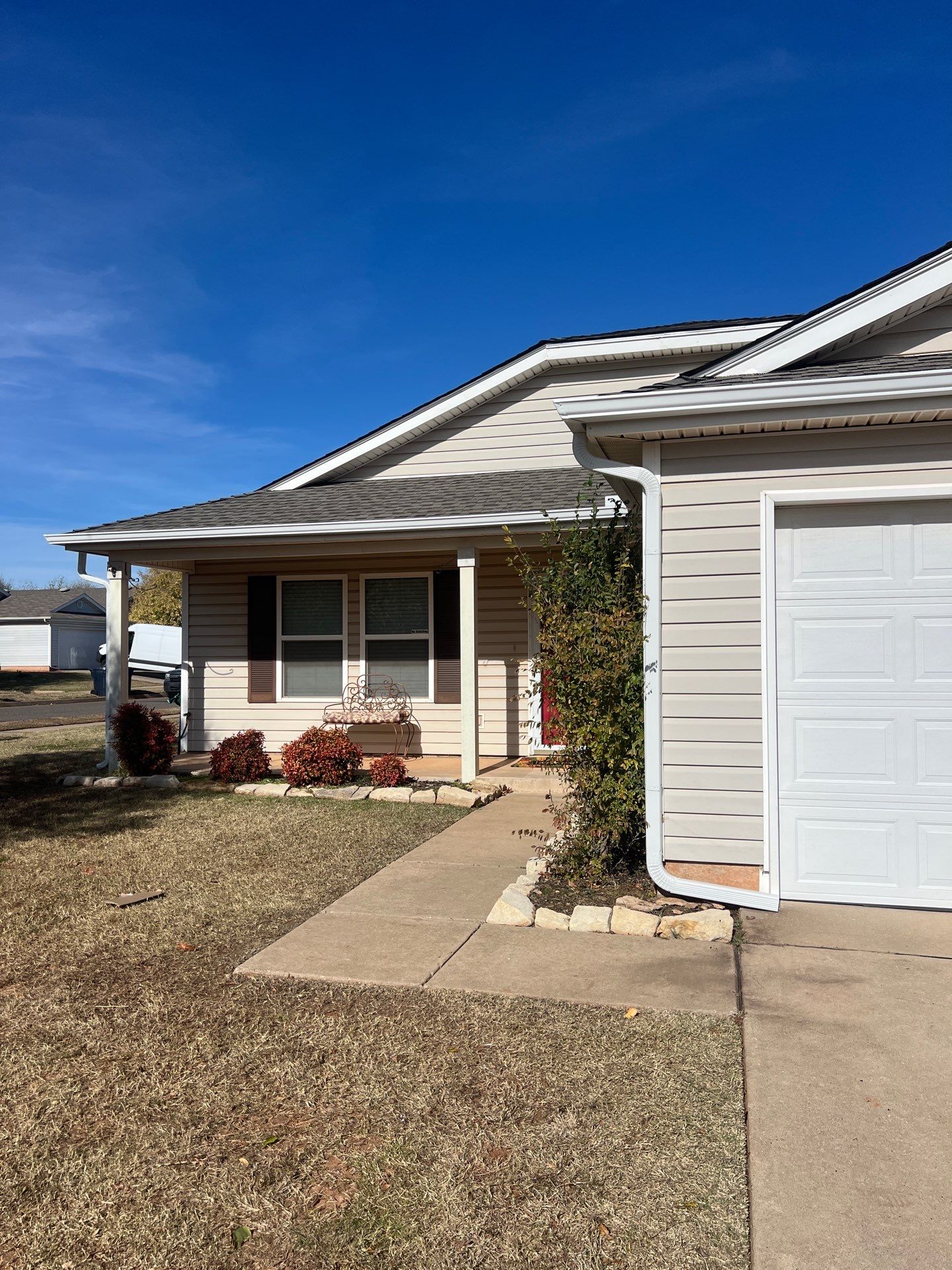 roof replacement & gutter installation in Edmond by McCann's Roofing and Construction