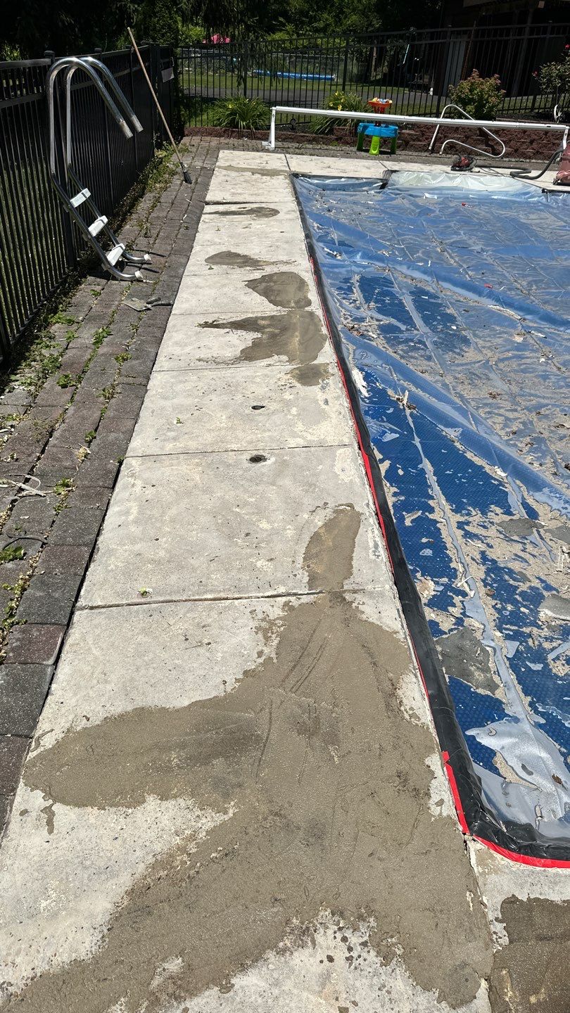 Pool Deck Project in Coraopolis by Floors in a Day, Inc