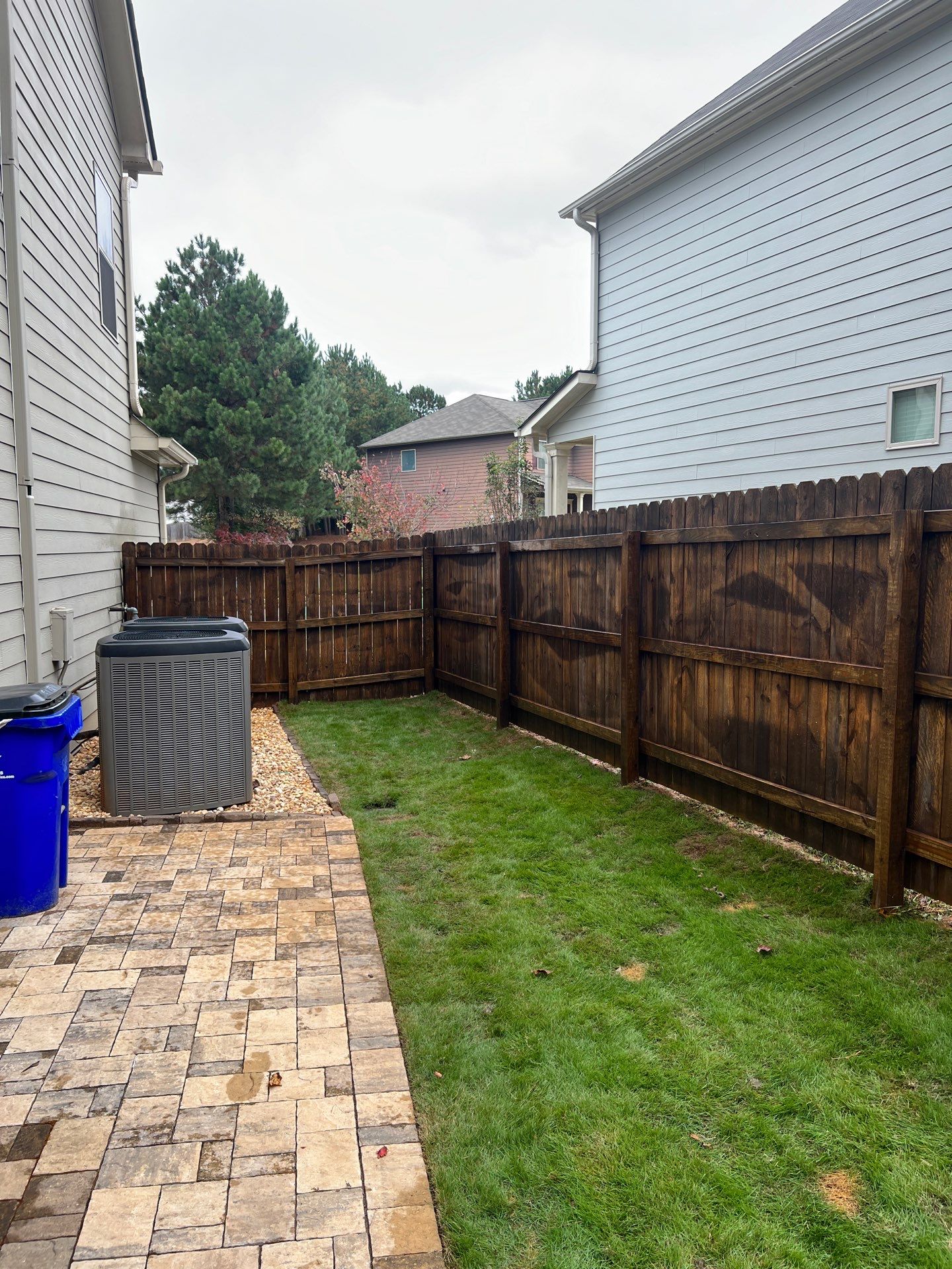 Fence Restoration using Chocolate by SSE by Titans of Timber Fence & Stain