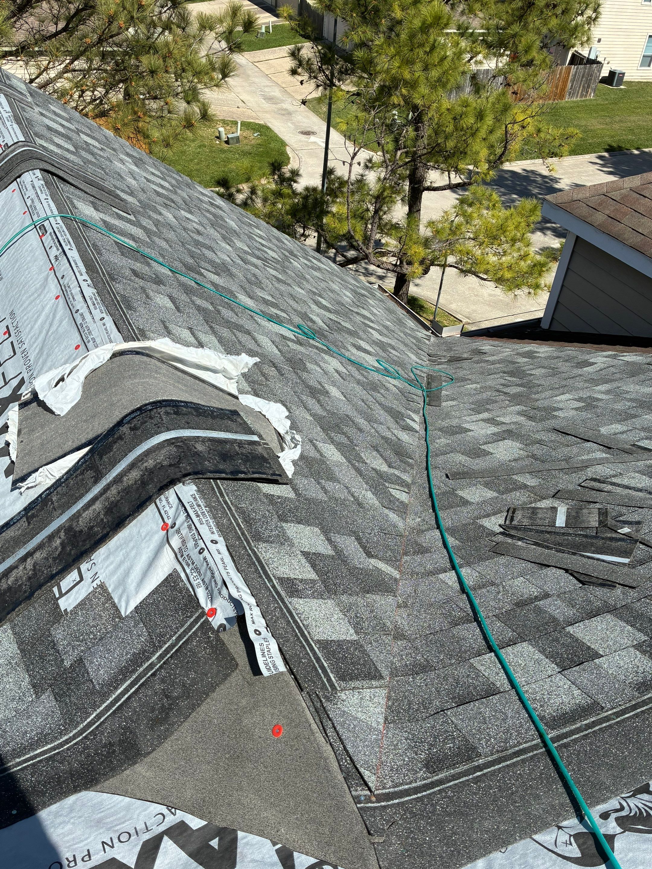 Townhome Reroof by Berry Good Roofing