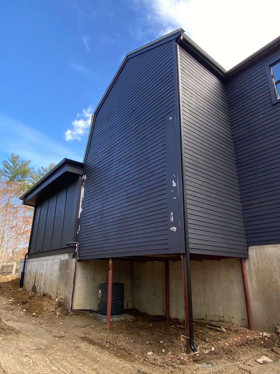 Gutter Installation on Charlie's Too Restaurant in Pembroke, MA by Gutter Pro Enterprises