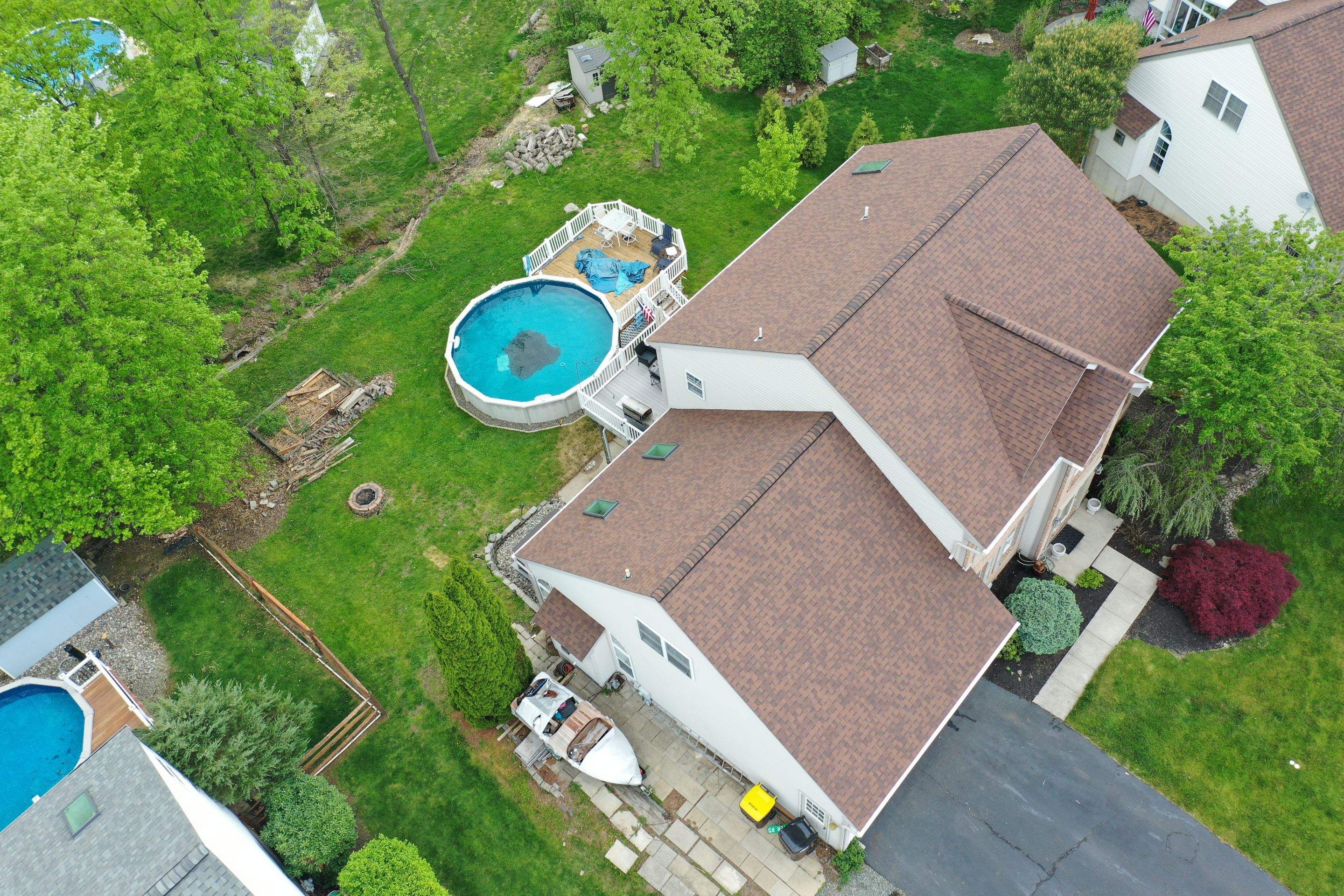 Roofing Installation using CertainTeed Landmark - Burnt Sienna by Storm Guard of Ches-Mont PA