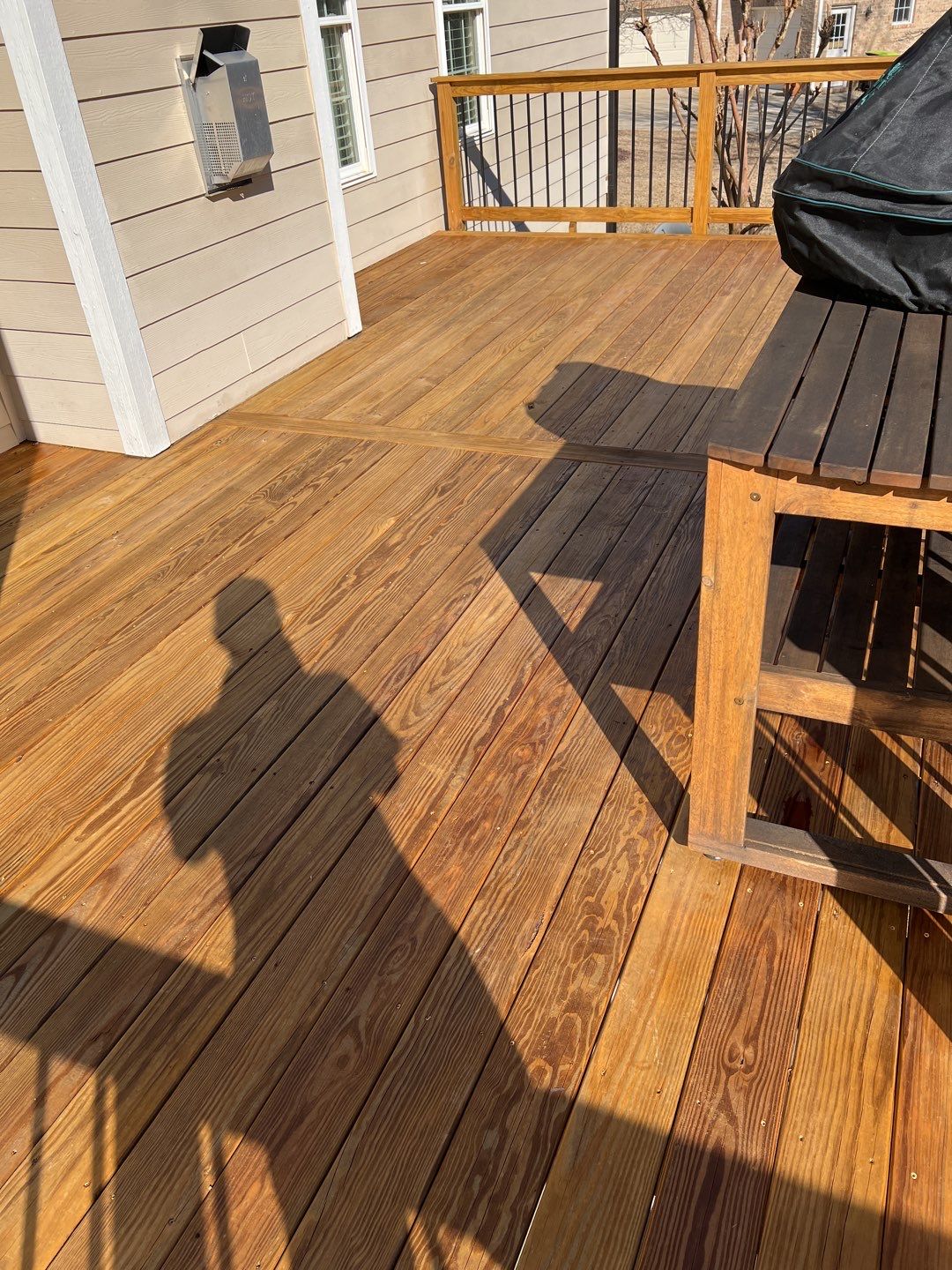 Coated Deck using Wood Sealant by DuraSeal