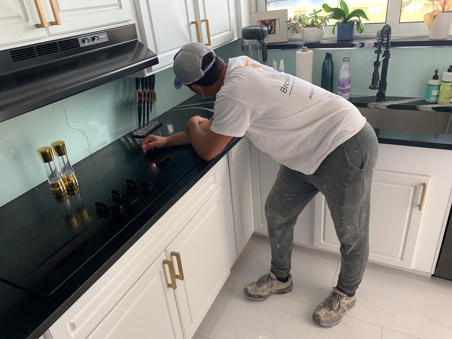 Backsplash in Downtown Fort Lauderdale by Broward Tile Guys