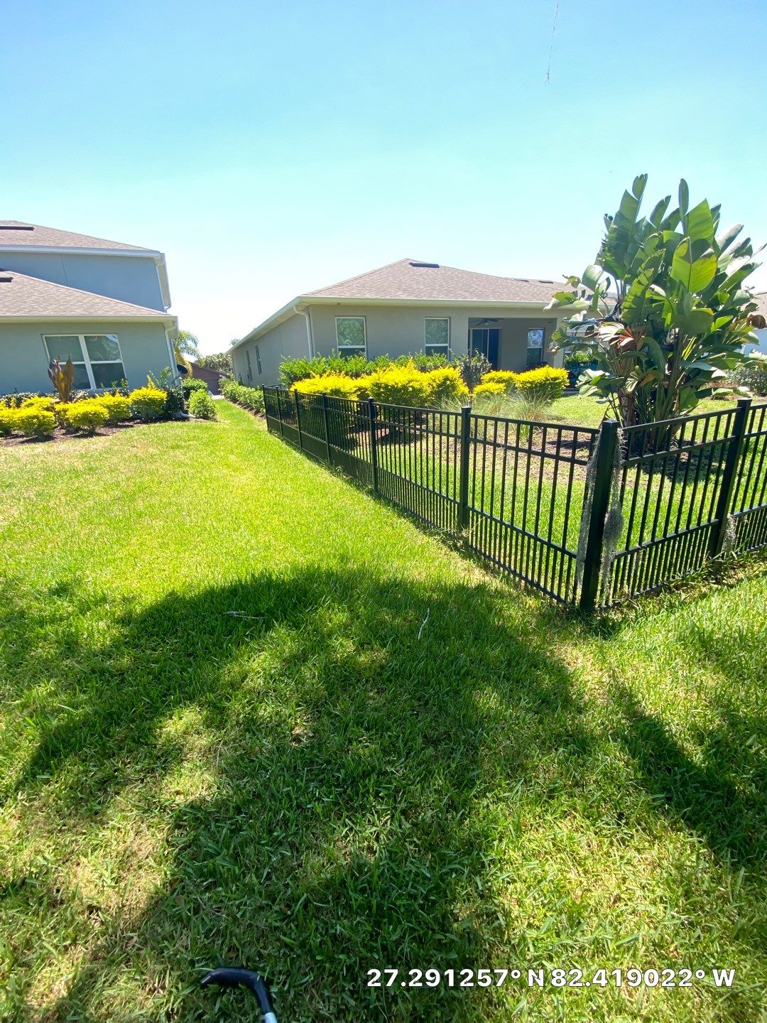 Sarasota, FL 4ft. Tall 3-Rail Black Aluminum Fence by Asap fence and gates, LLC