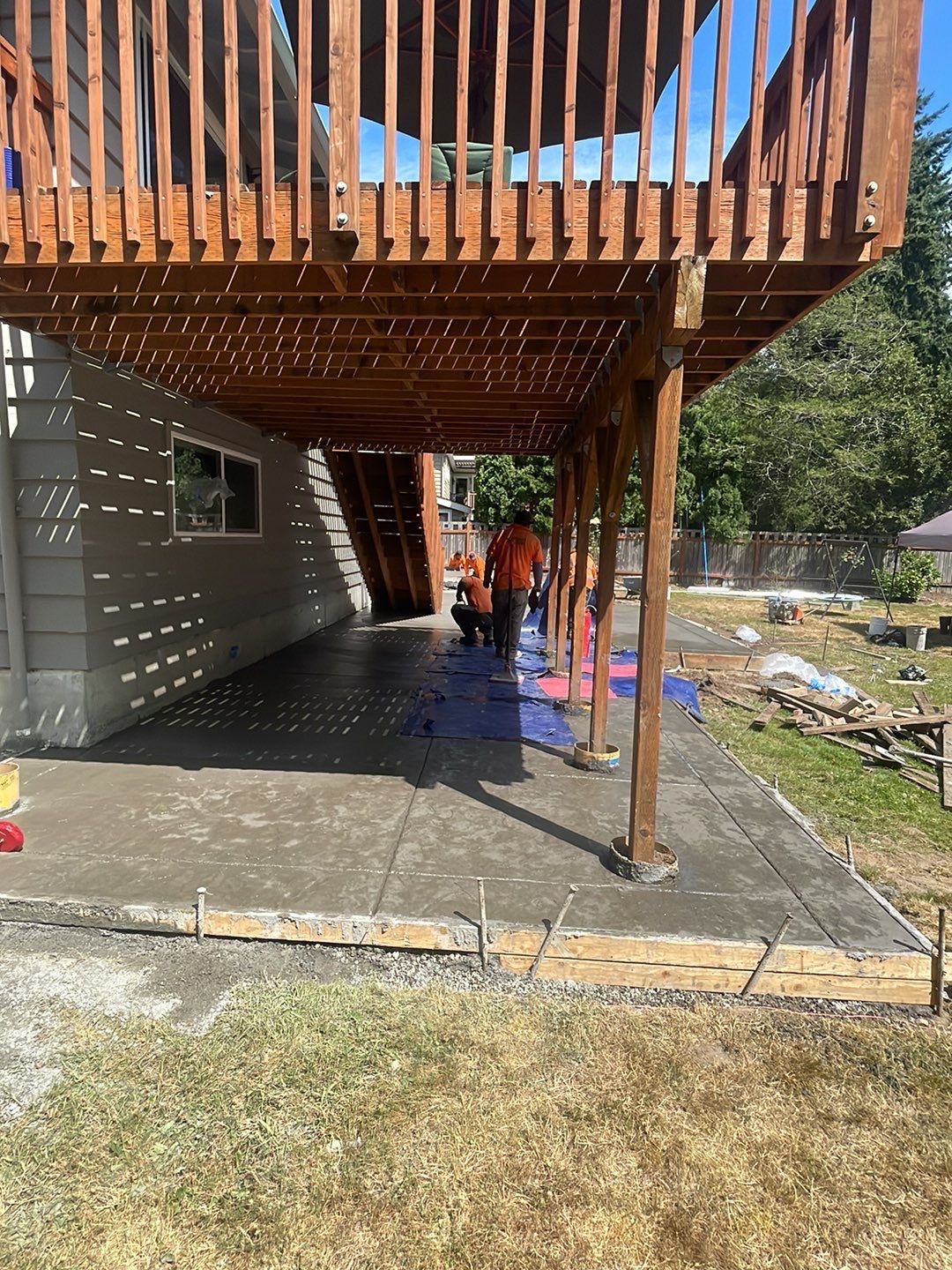 Chris | Stamped Concrete Patio, Walkway & Steps by Jireh Asphalt & Concrete Inc 