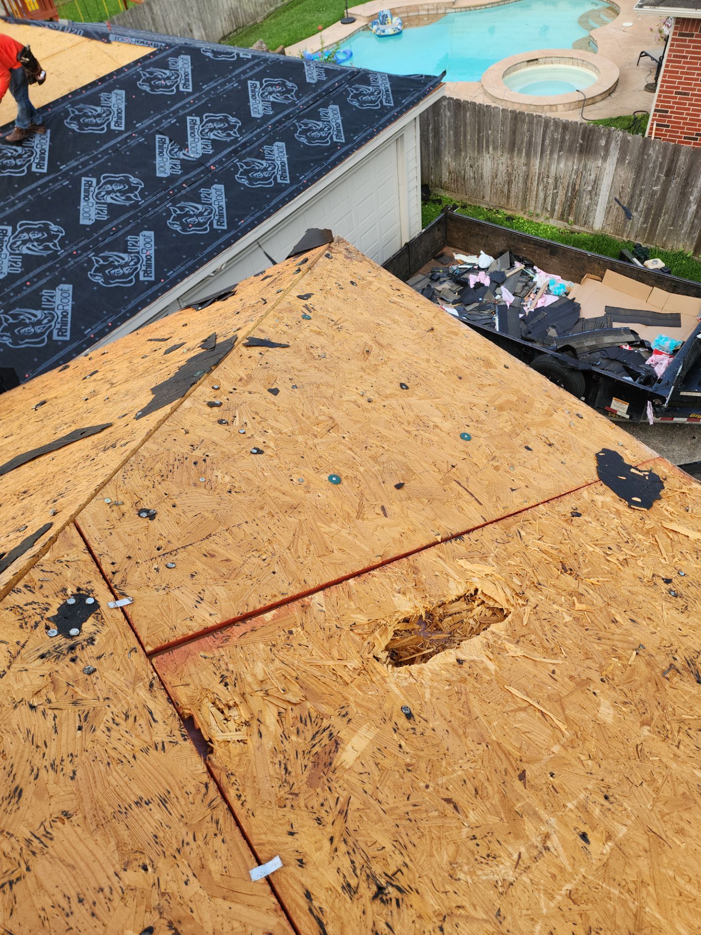 Residential Roofing Repair using Owen's Corning Duration (Lifetime) Shingles by Roof Repair Services LLC