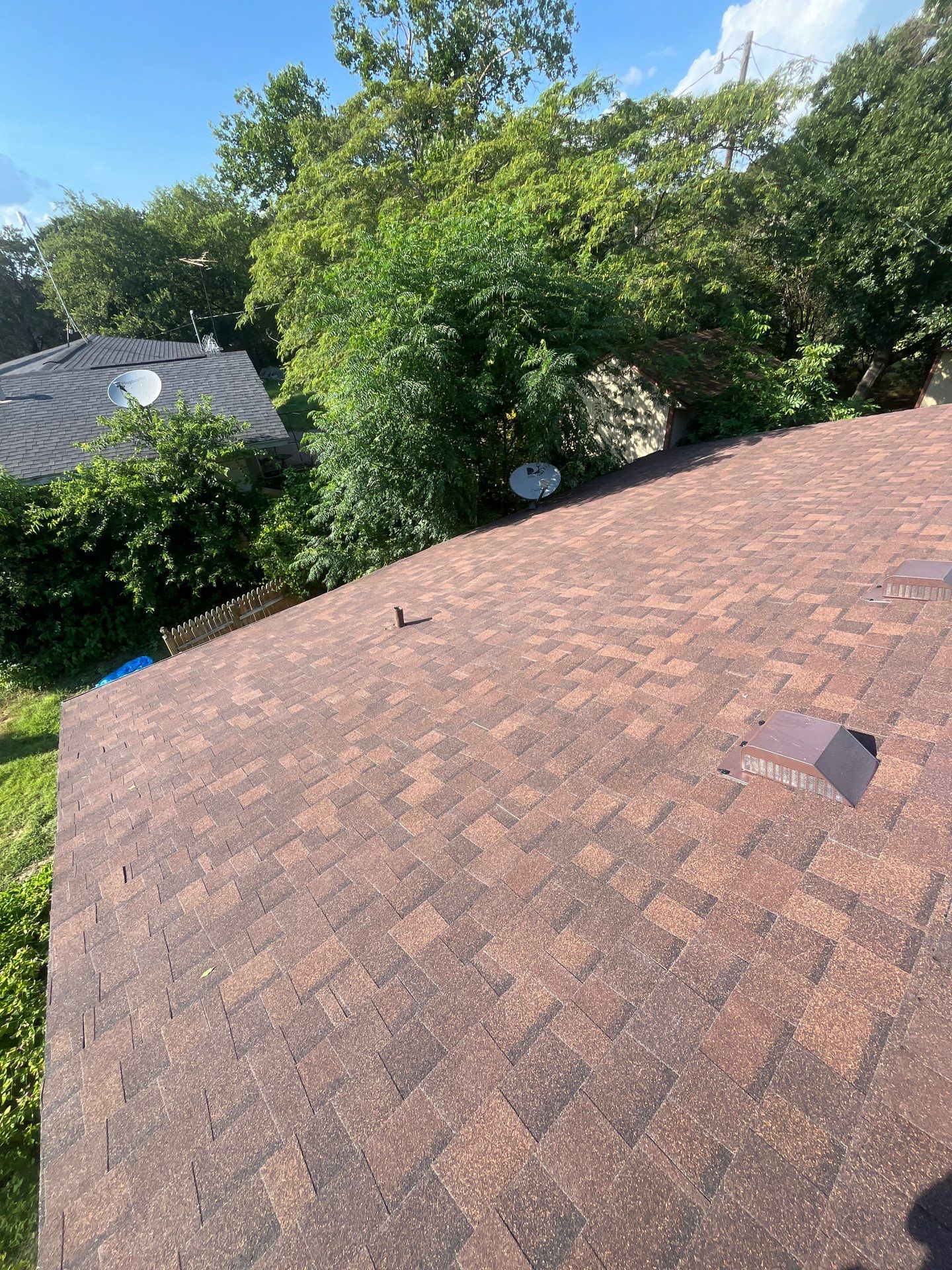 Reroof after a Storm OC Oakridge  by Berry Good Roofing 
