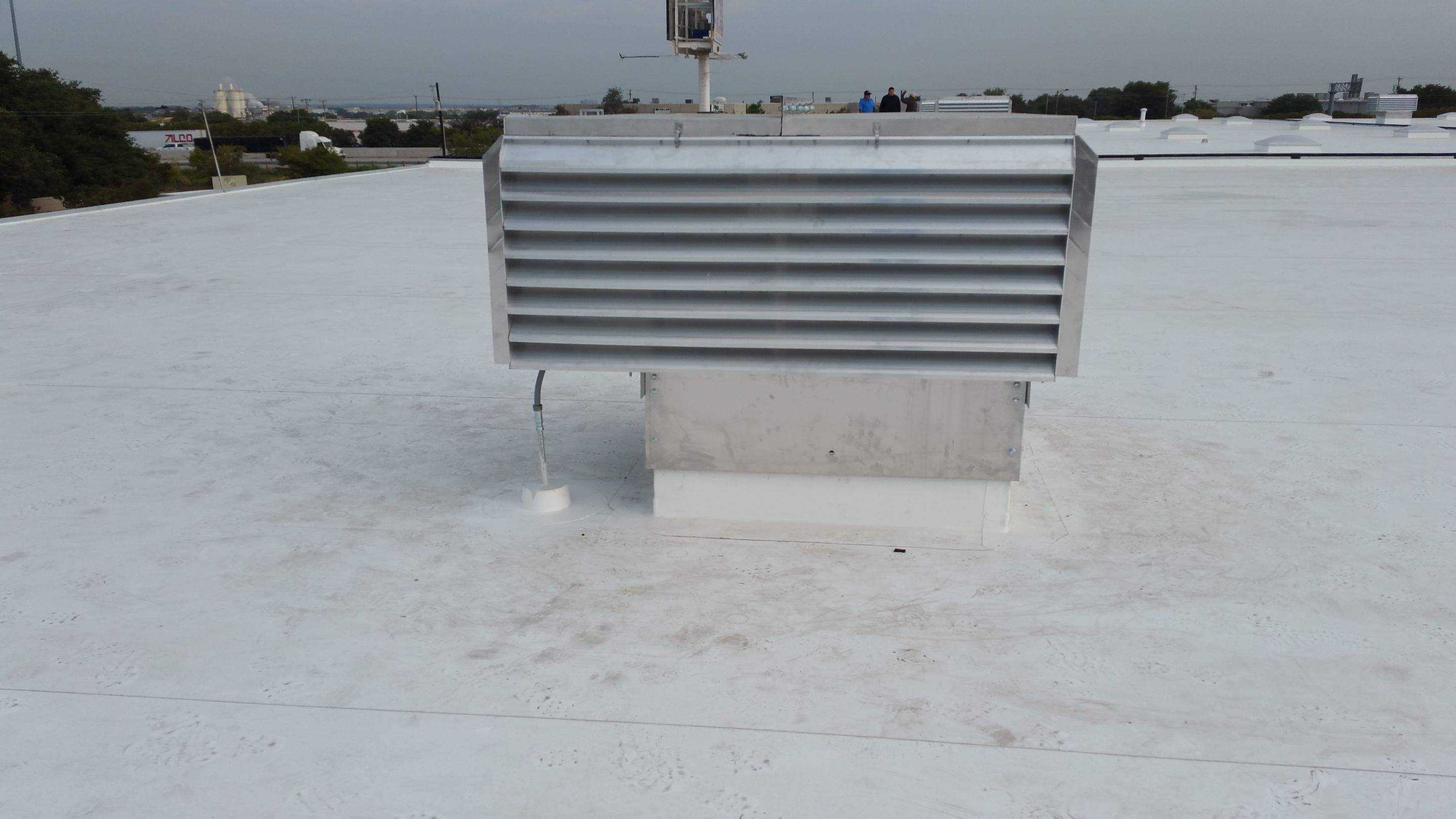 Massive Storm Damage Project - Factory in Arlington by First United Roofing & Construction