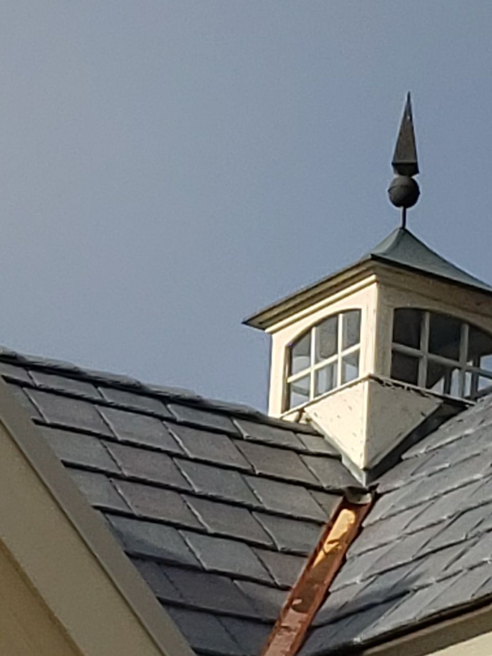 DaVinci Bellaforte Slate Installation with Copper Valleys by Custom Installations, Inc.