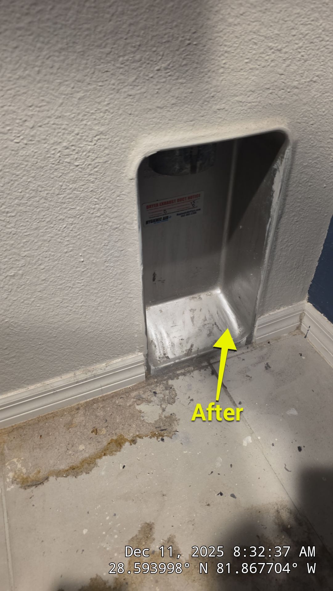 Dryer Vent Cleaning in Groveland by Hygienic Air, Inc