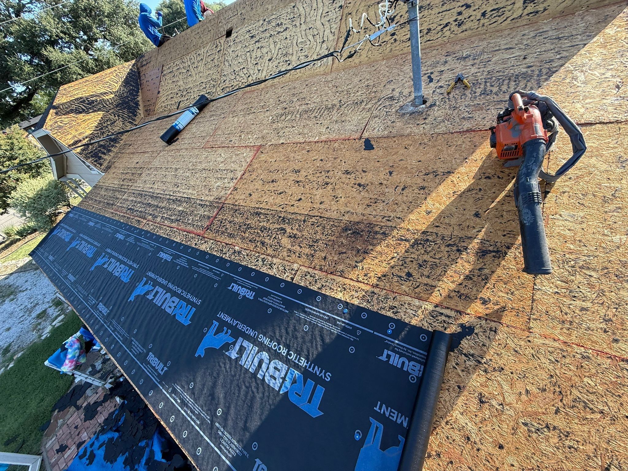 Project in Granbury by Lonestar Roofing and Restoration LLC.