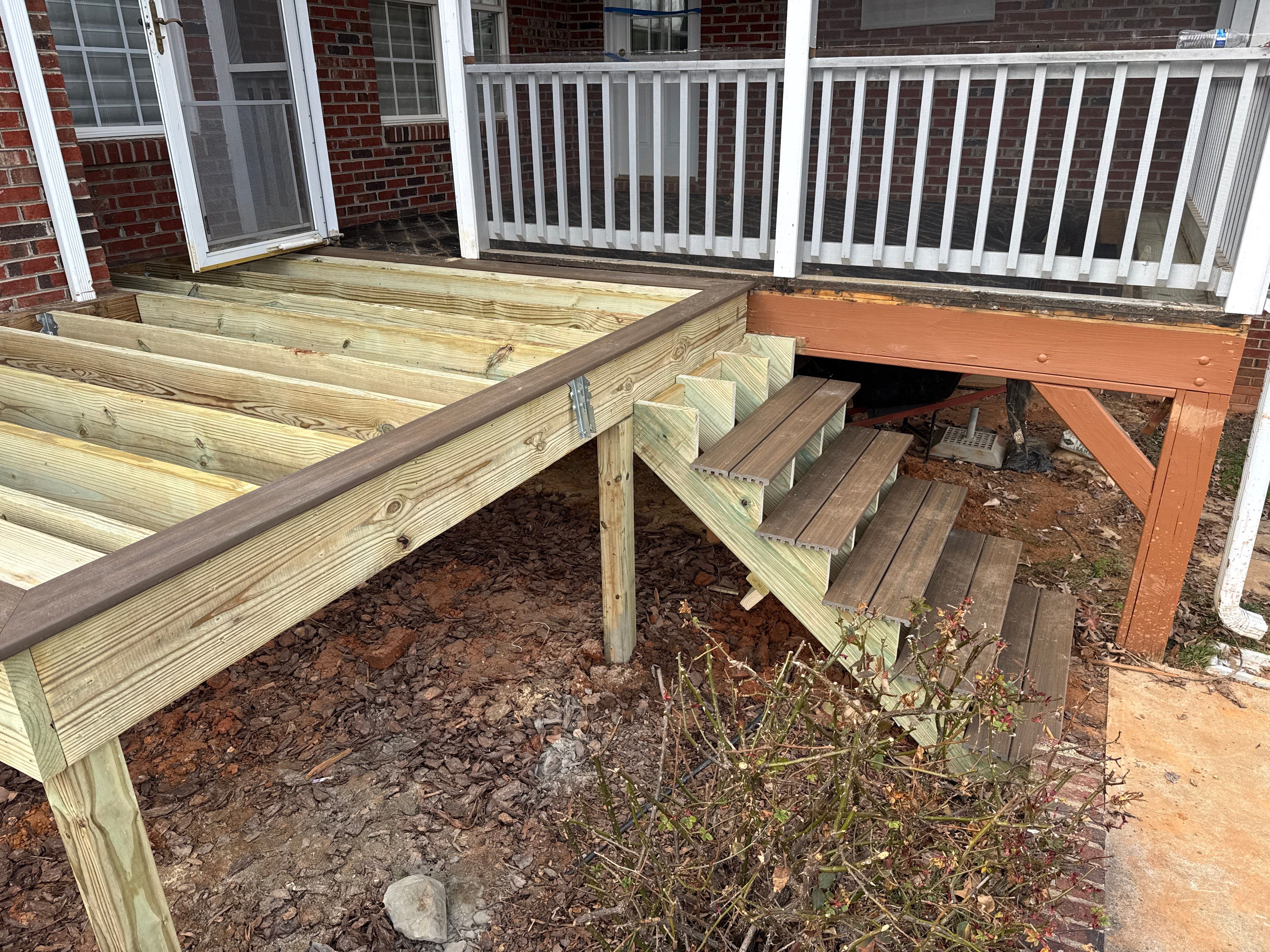 5 Day Deck RebBuild by A Step Above Handy LLC 