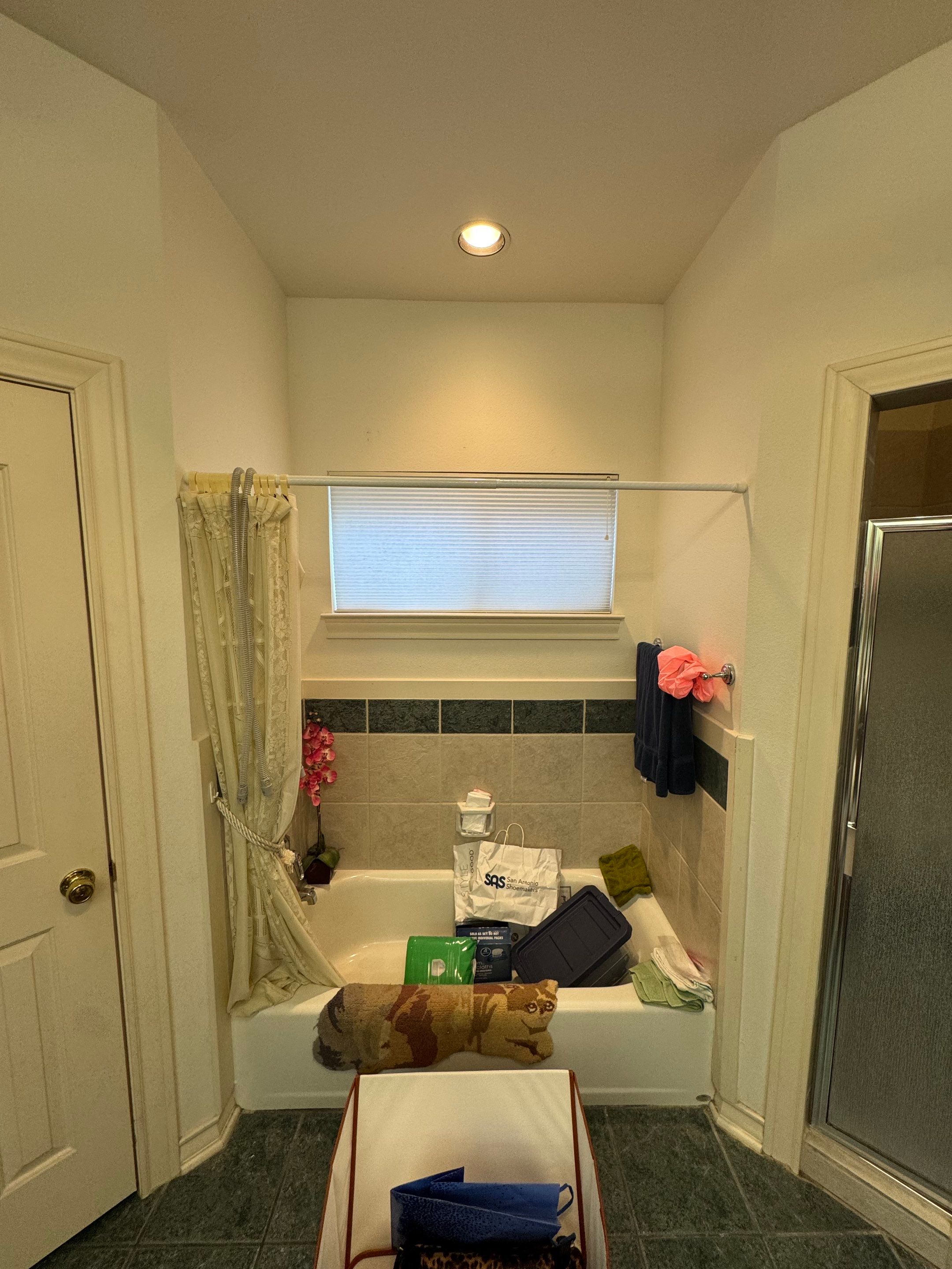 Tub to walk in shower, plus closet in San Antonio, 78258 by Lane Lauritsen - The Hill Country, Texas