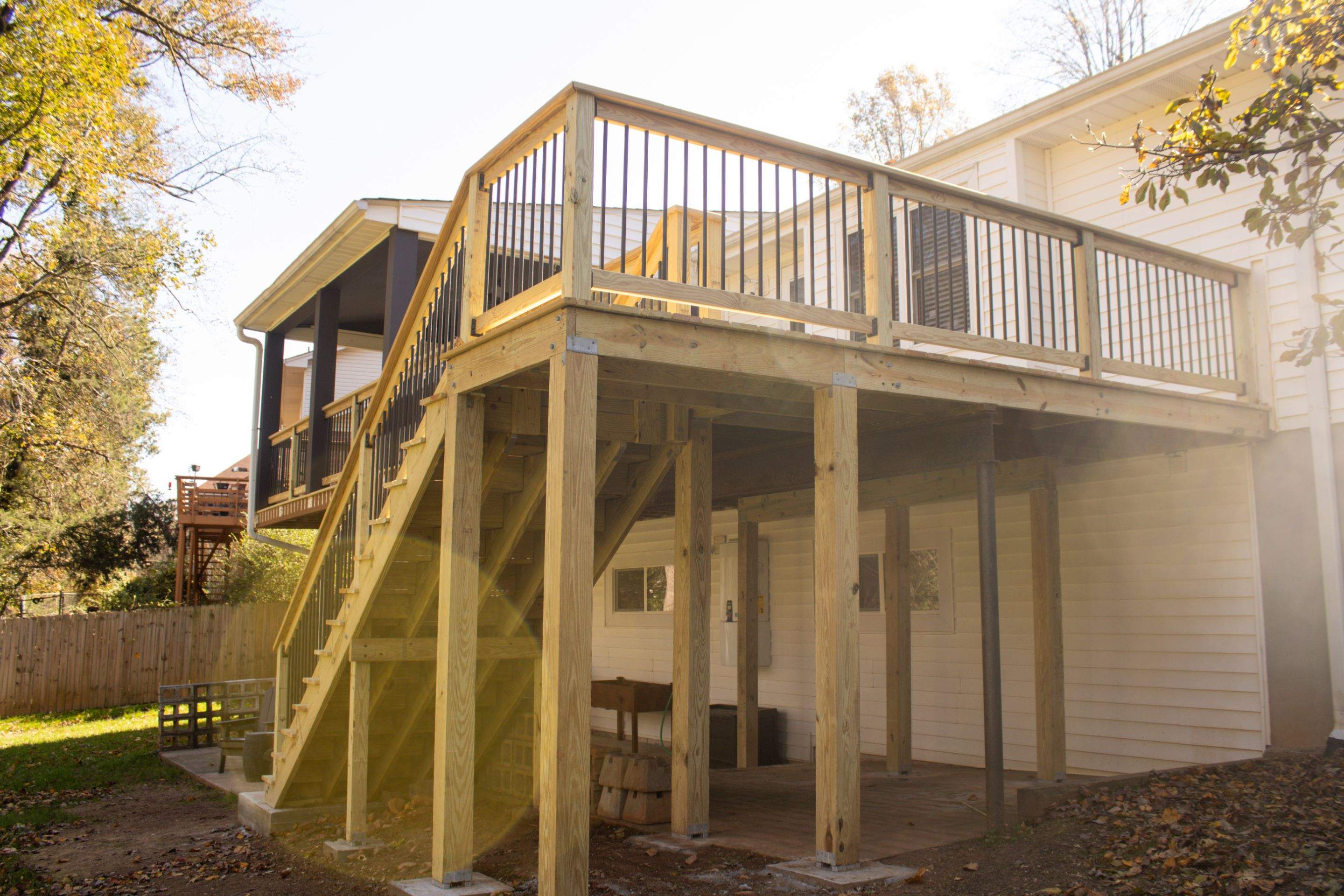 Deck Resurface using Pressure Treated Pine in Lilburn, GA by Nelson Exteriors