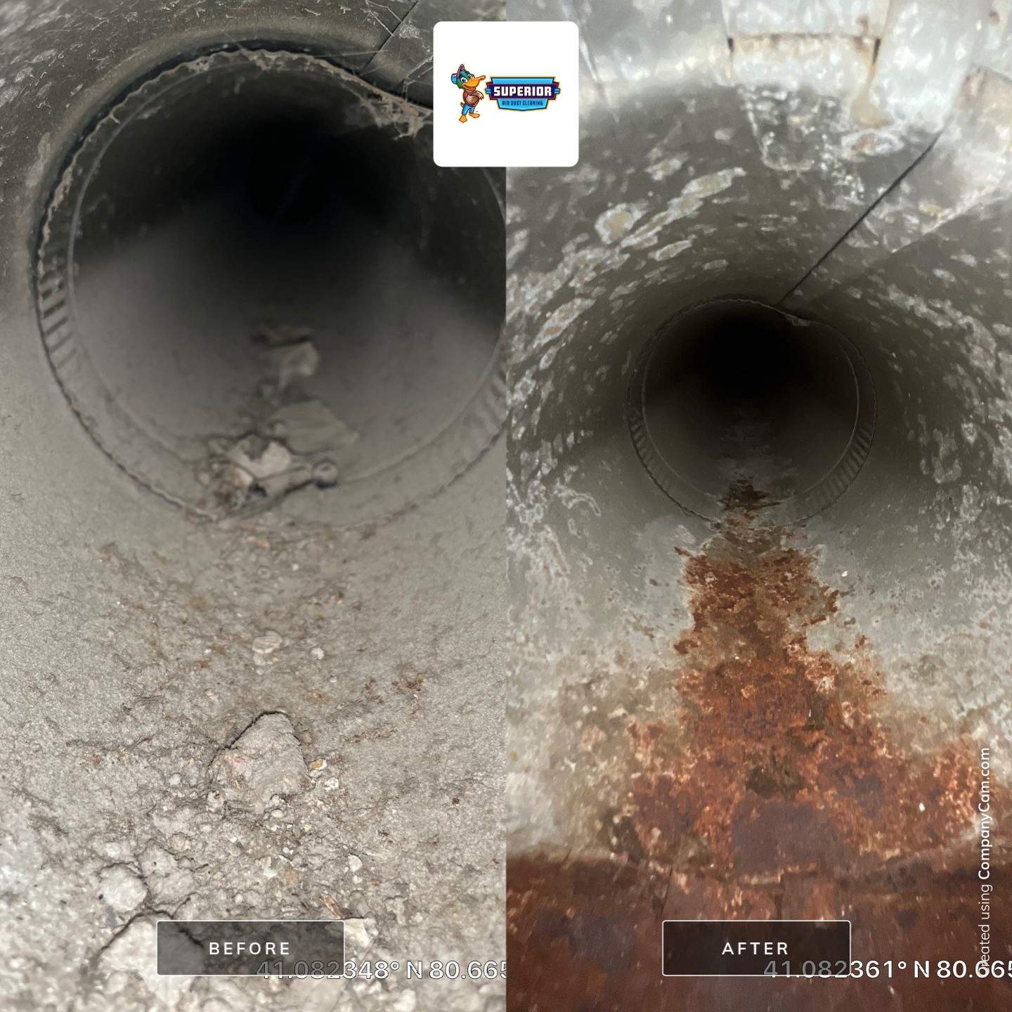 Air Duct Cleaning With a Vacuum Truck in Youngstown, OH by Superior Air Duct Cleaning