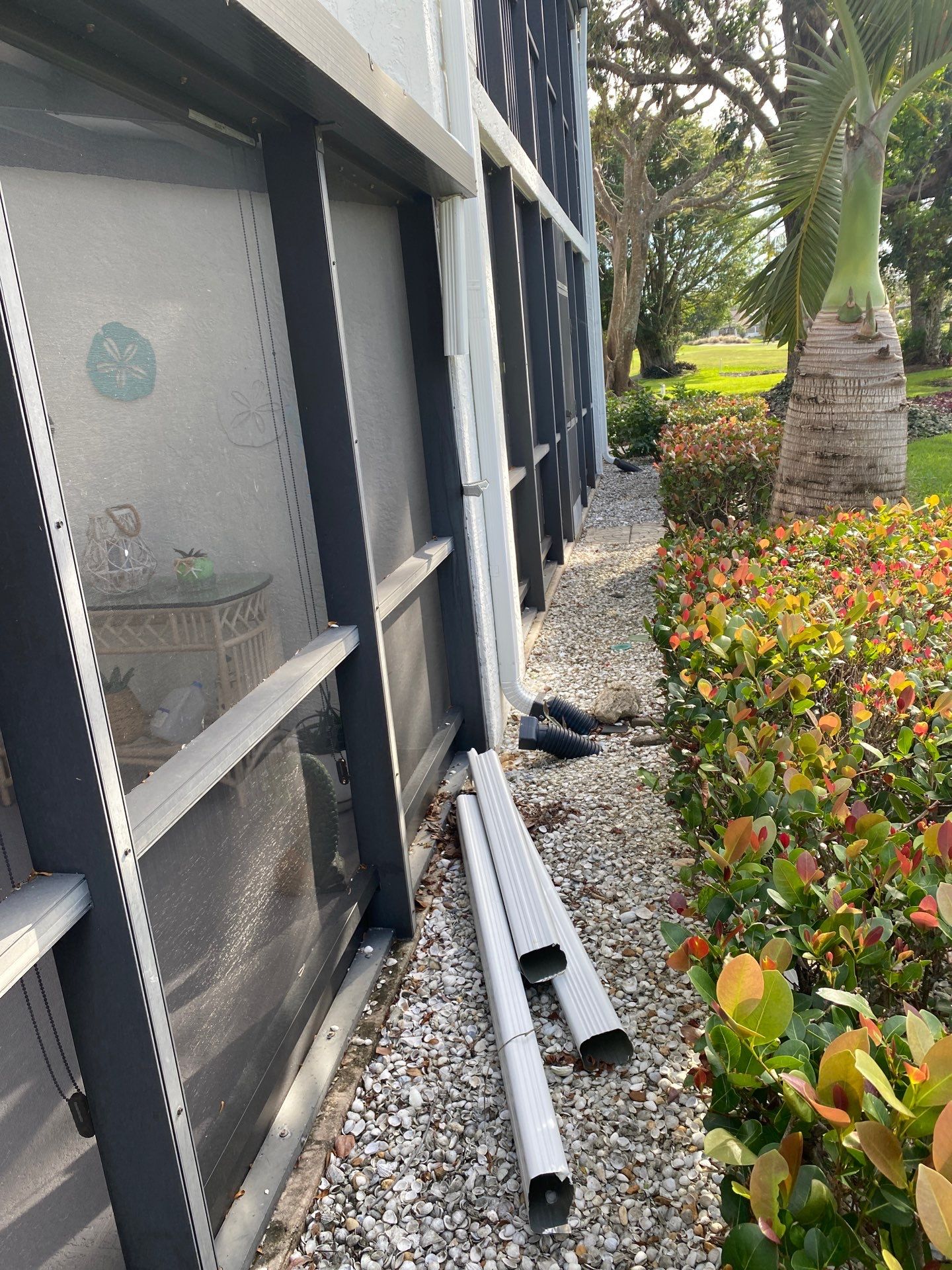 Gutter cleaning all buildings are the same for 6 units in Fort Myers FL by Gutter Professors