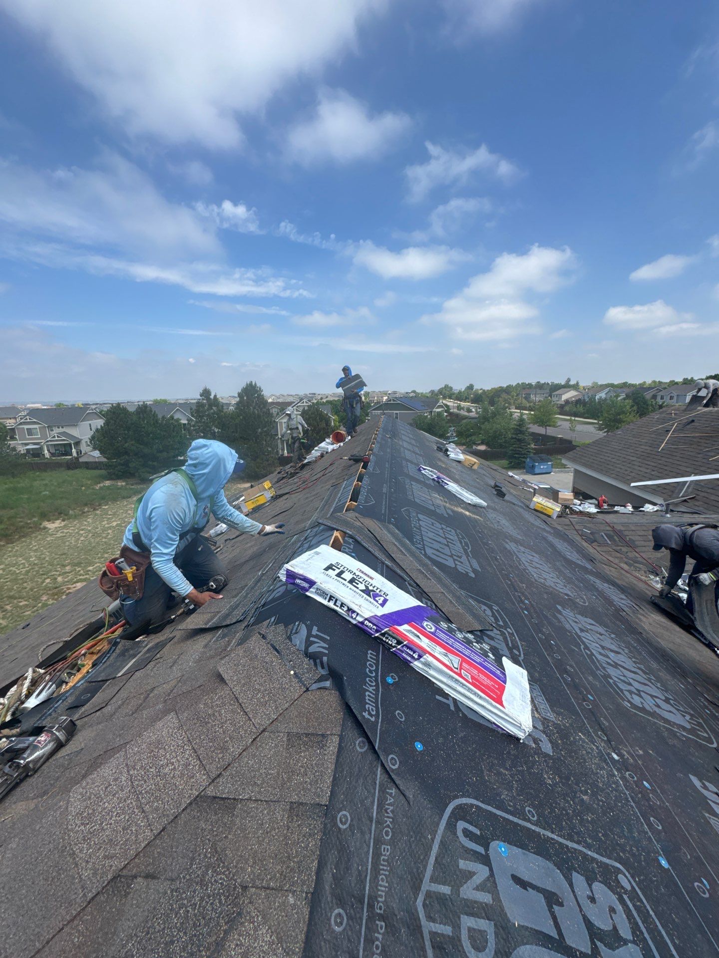 Fire Station Shingle Replacement by Blue Peaks Roofing LLC 