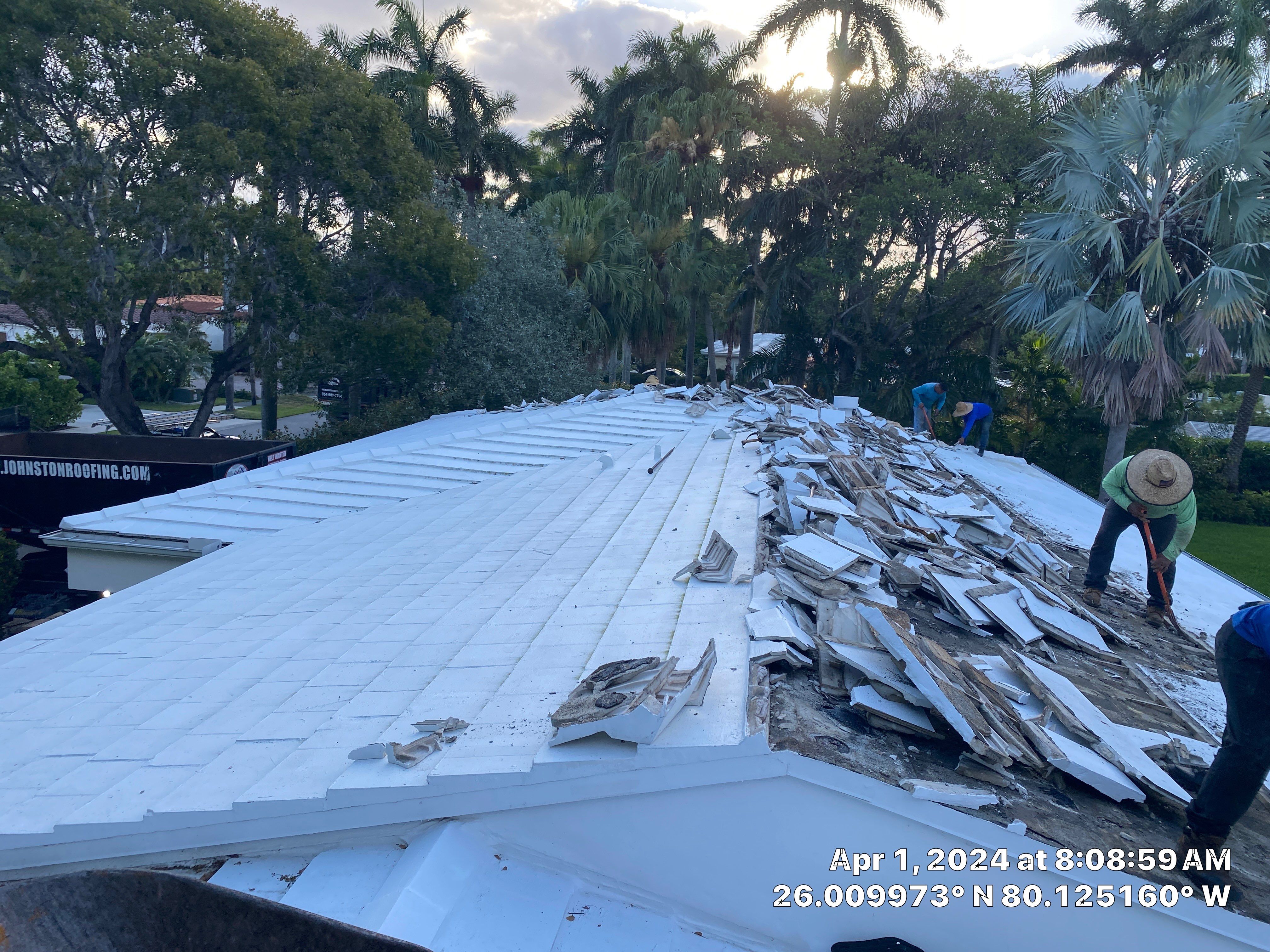 Residential Roof Replacement Using Crown Windsor Tiles by Earl W. Johnston Roofing 