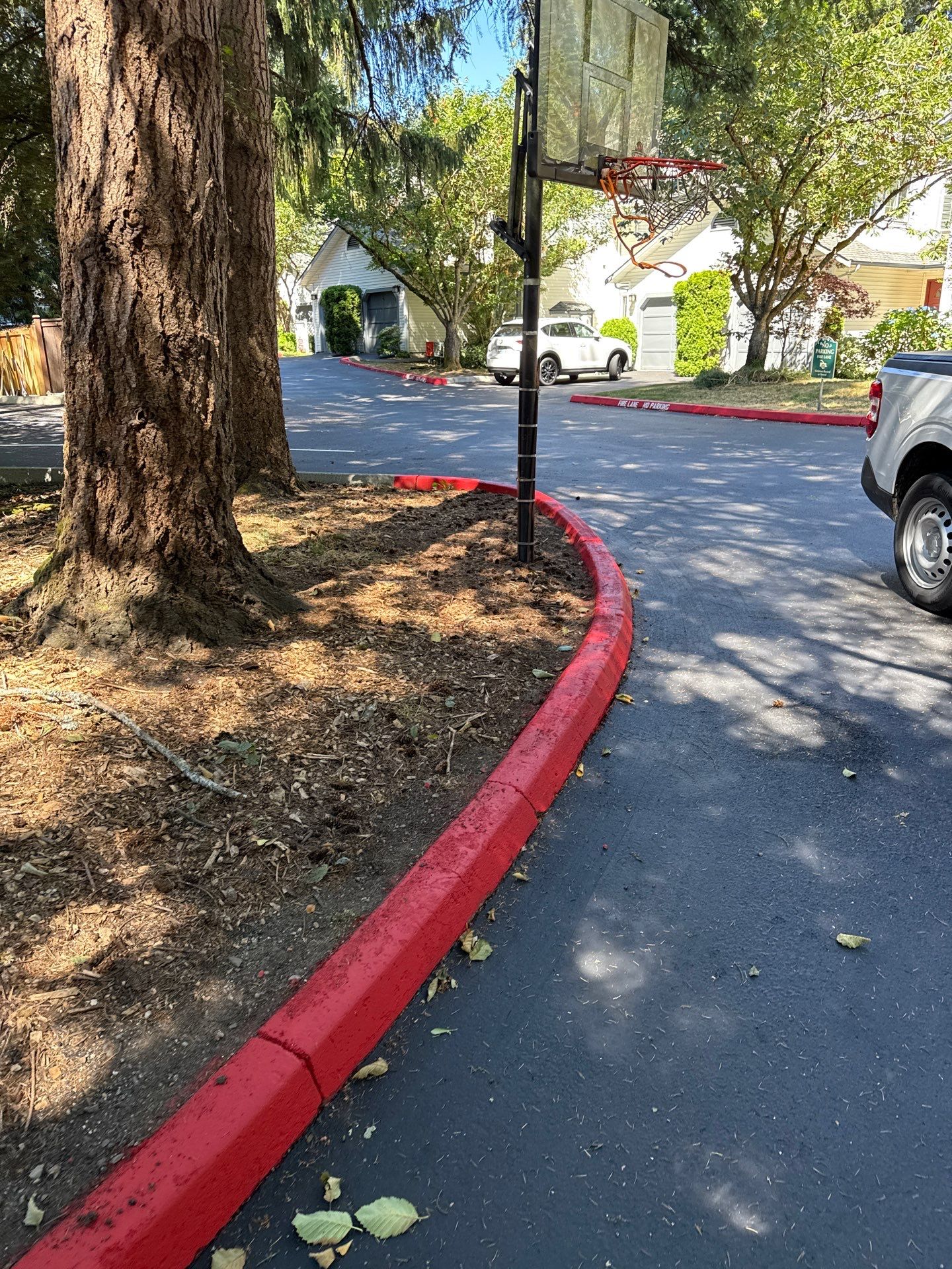 Curb Repaint | Seattle  by Jireh Asphalt & Concrete Inc 