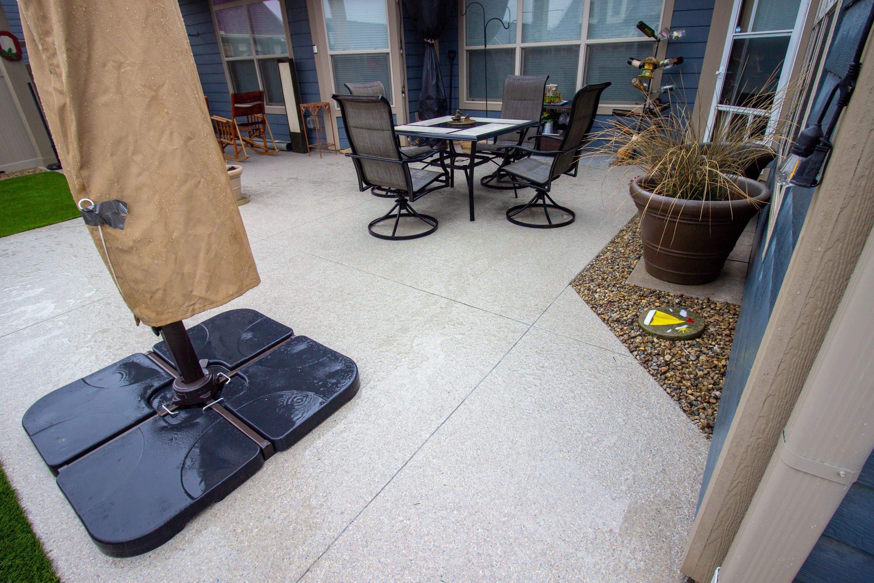 Patio Installation using Flint by Your1DayFloor.com