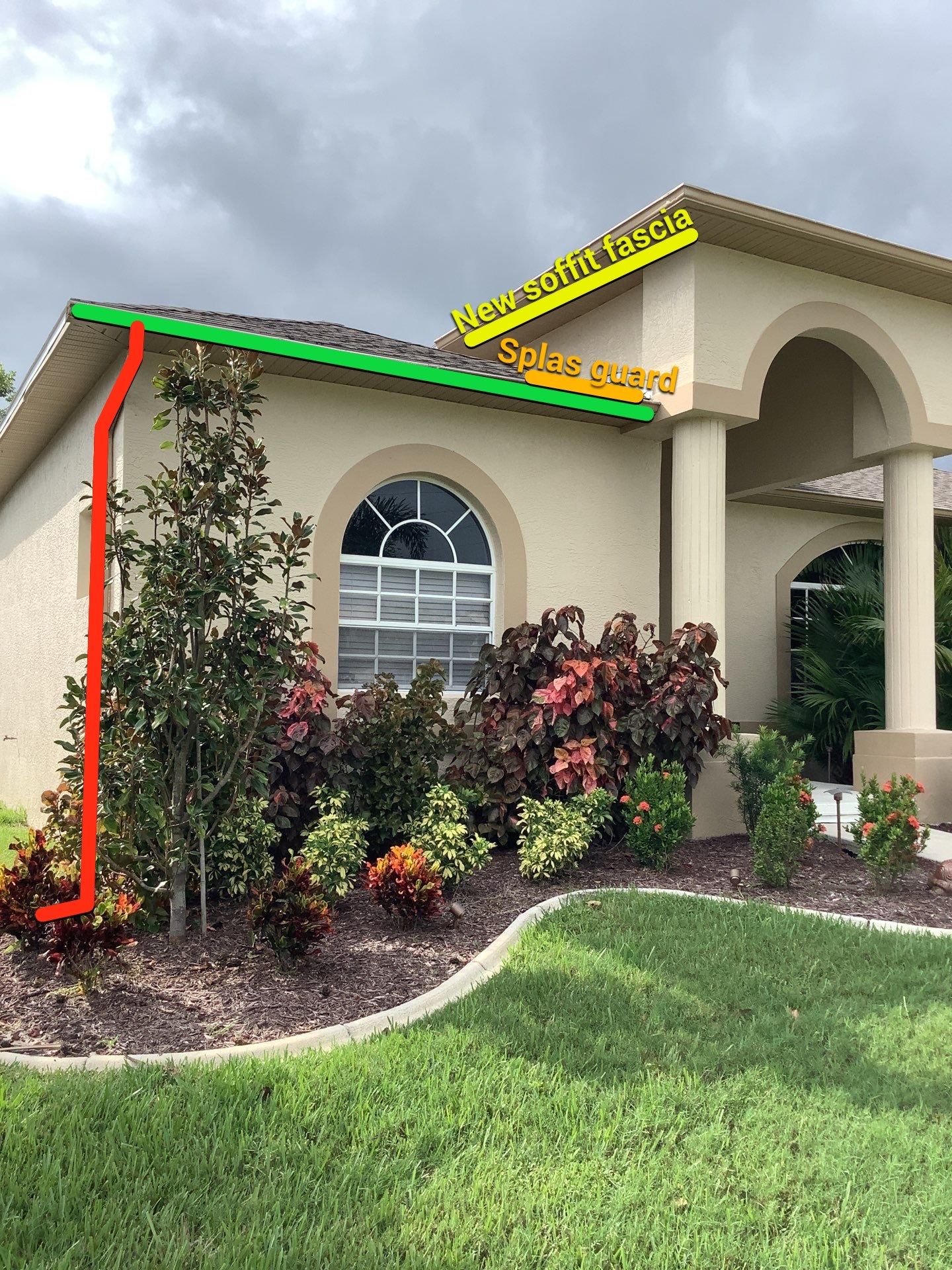 Cameo New Gutters and Soffit Installation FL by Gutter Professors