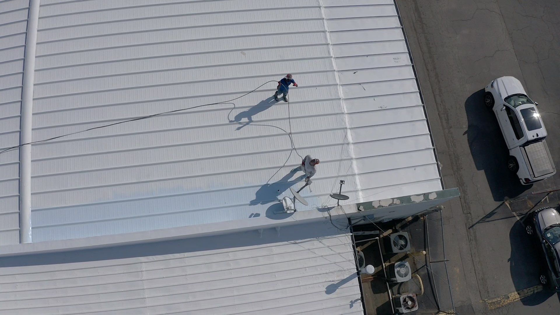 Acrylic Coating  by Just In Time Roofing and Restoration