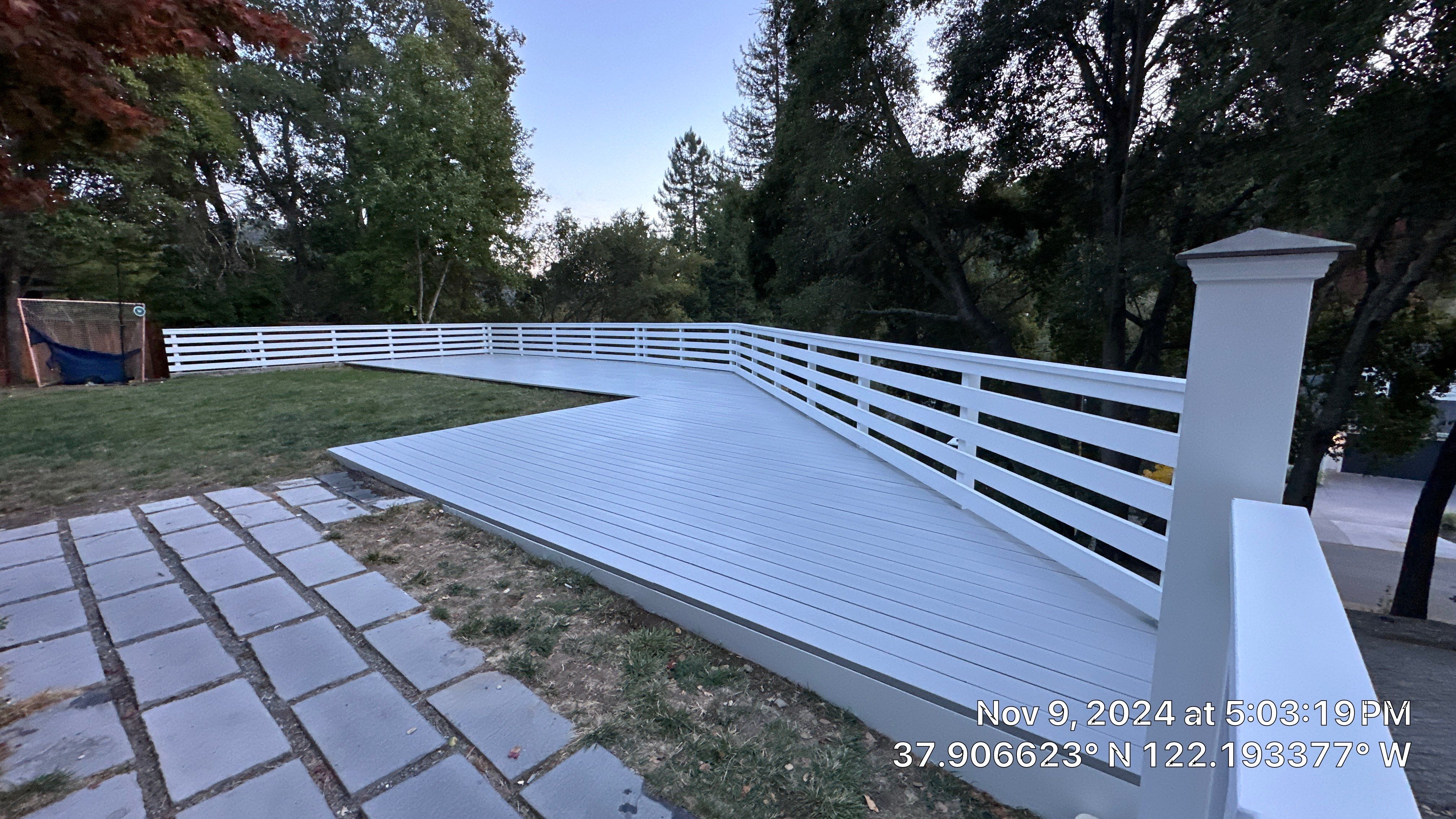 Deck Repaint using Sherwin-Williams by Herrera’s Bay Area Painting inc.