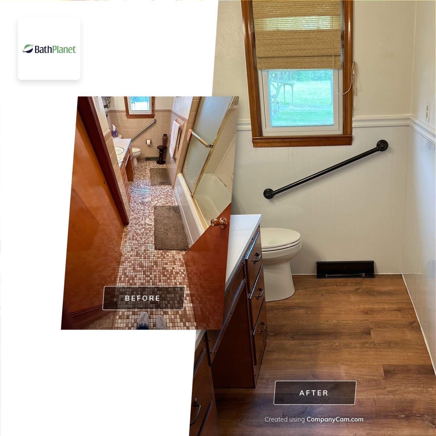 Remodel Before & After by BathPlanet SW Virginia