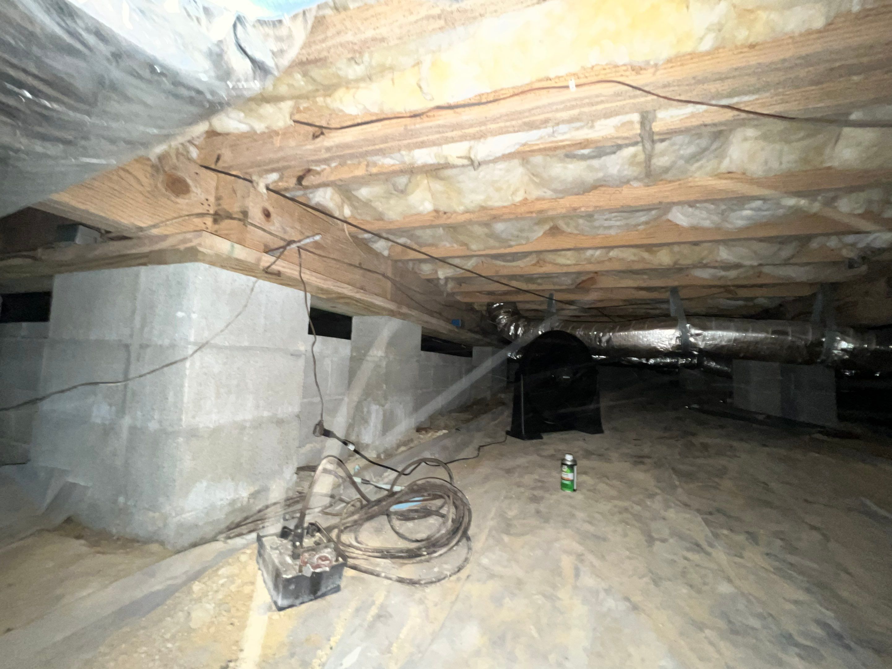 Impact Choice Encapsulation with French Drain, Mold Removal, and Crawlspace Door by Impact Crawlspace