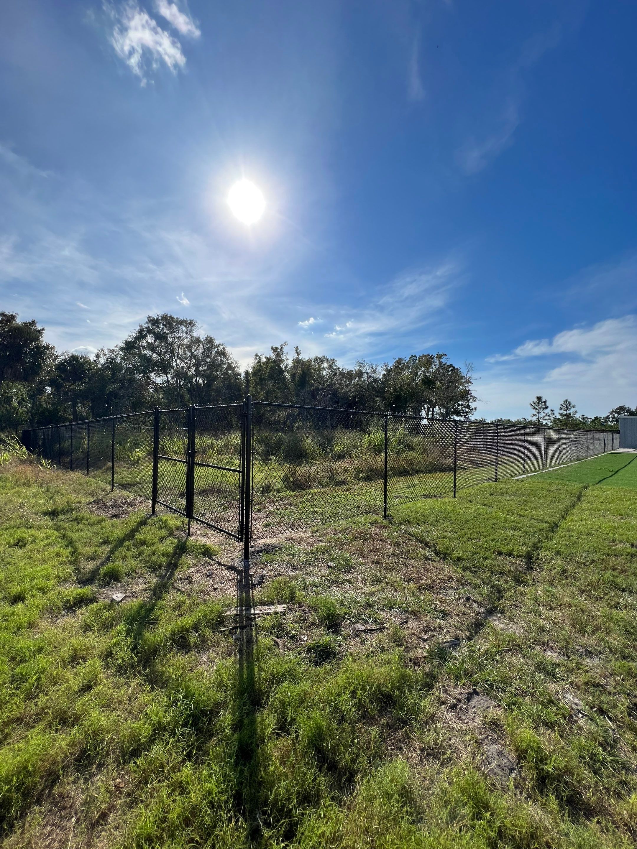 Chain-link Fence Installation using Galvanized Chain Link Fence by Asap fence and gates, LLC